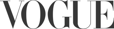 Vogue logo in black and white