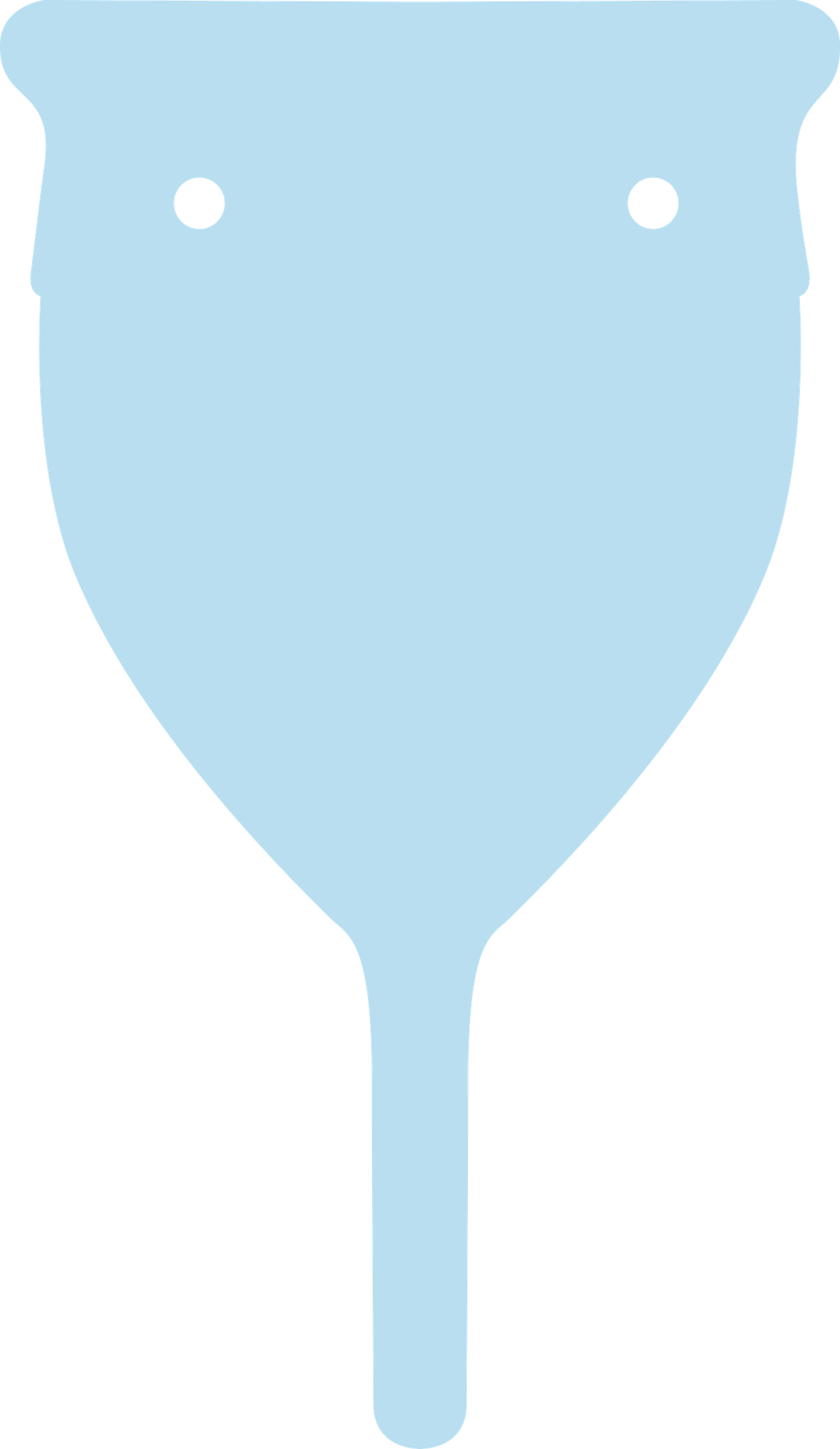 Blue cups with no grips