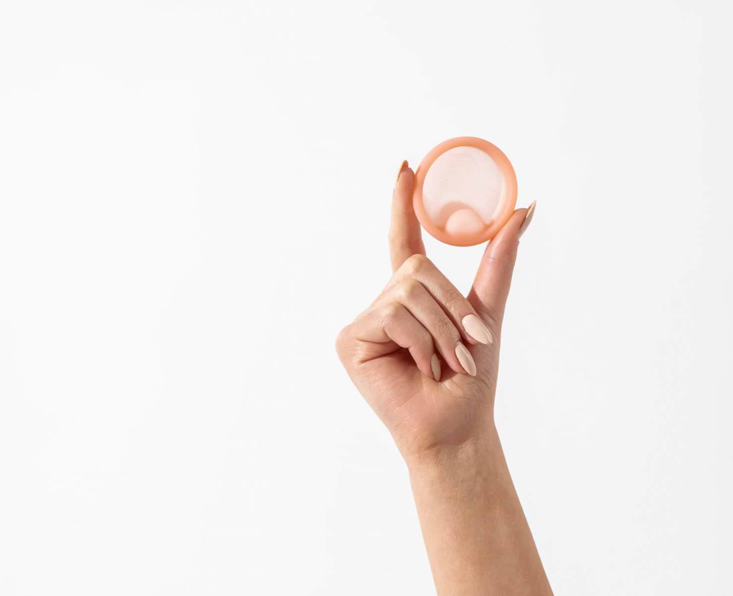 Female hand holding Saalt Disc
