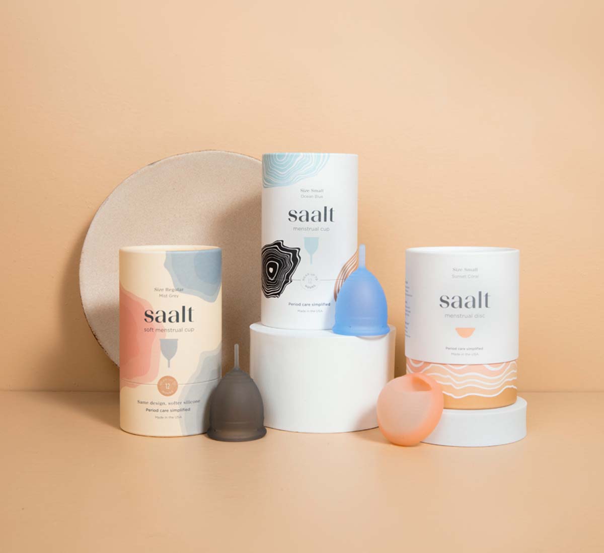 Saalt Soft Menstrual Cup, Menstrual Cup and Menstrual Disc