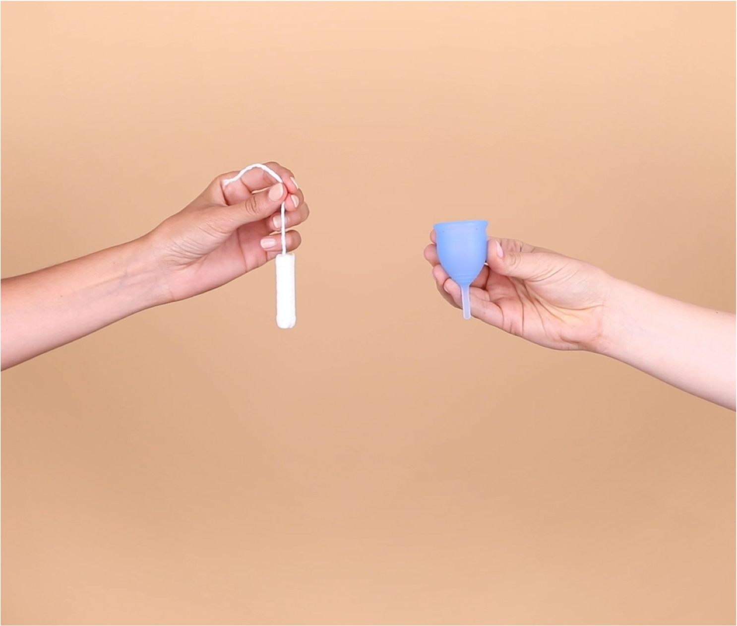 Little cup versus tampon - impact comparison