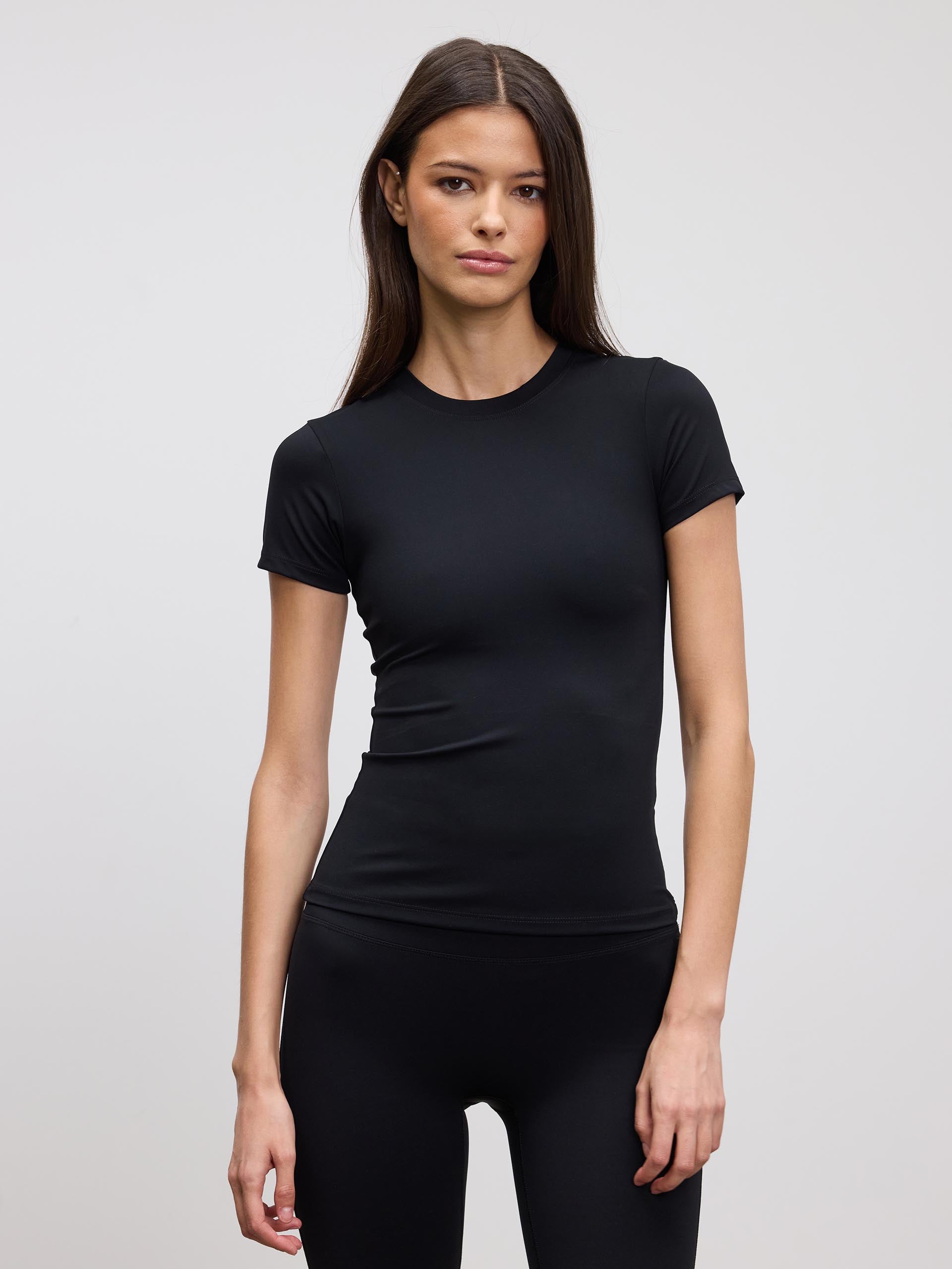Womens Active T-Shirt in Black