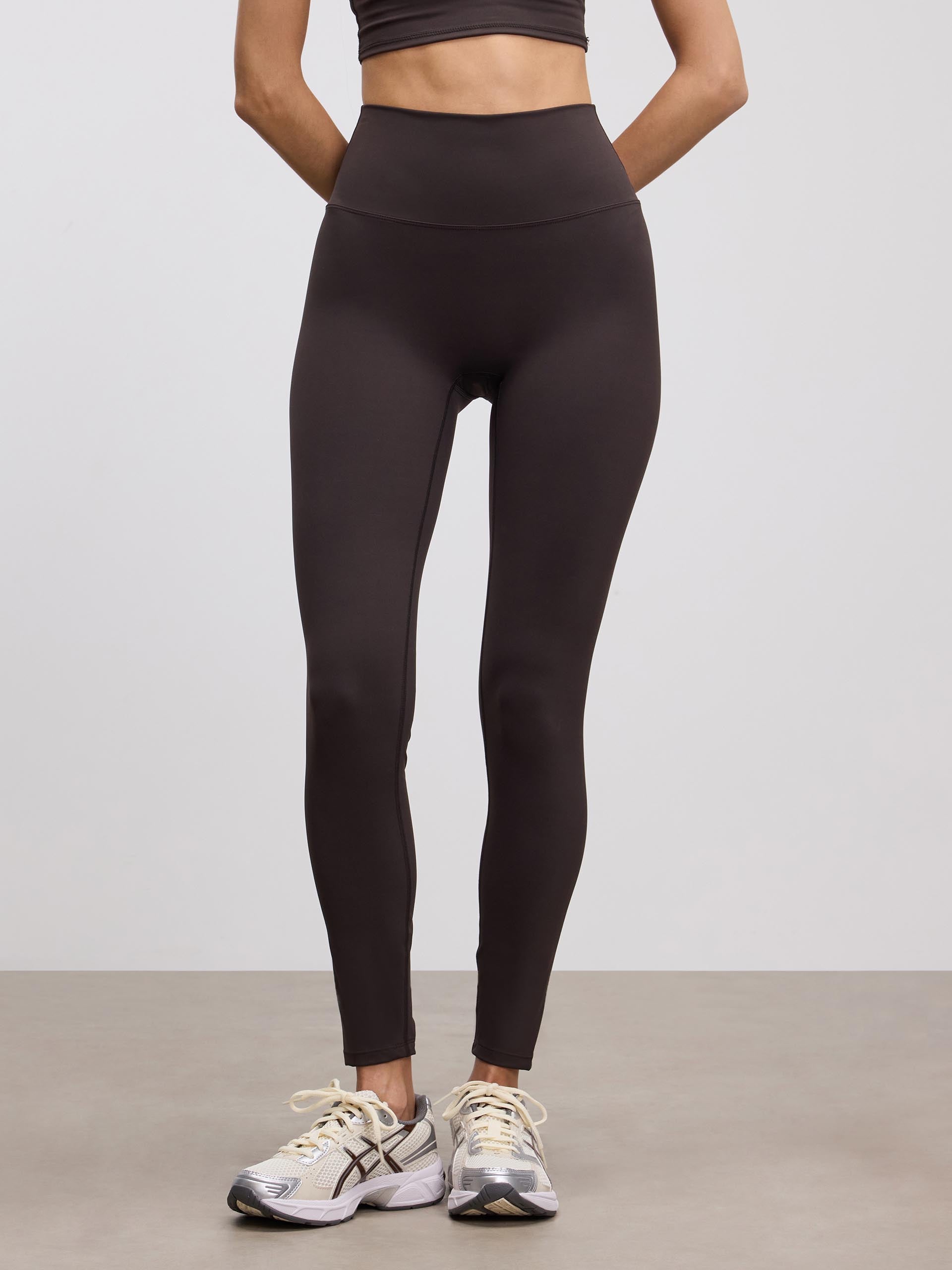 Womens Active Legging in Brown