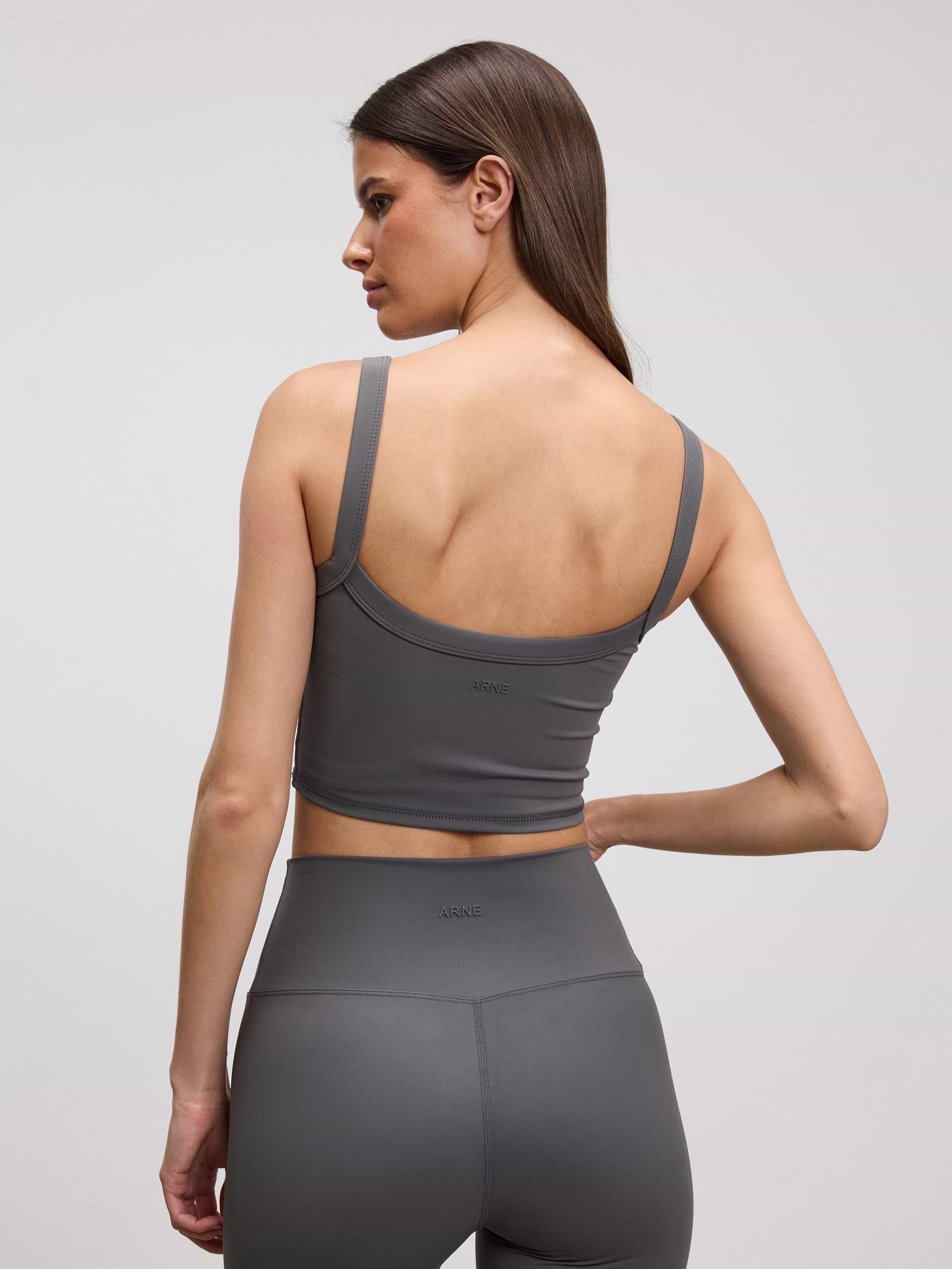 Womens Active Sports Bra in Grey