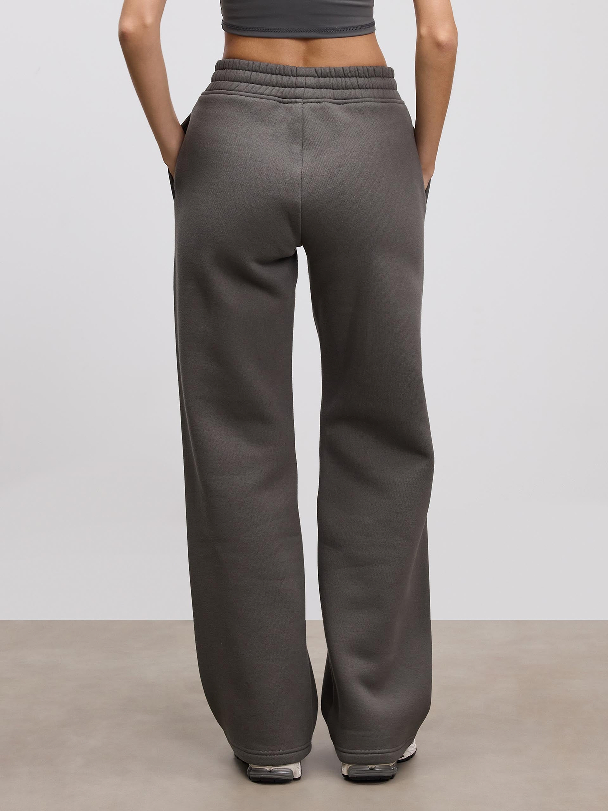 Summer Joggers With Pockets Women's Drawstring Wide Leg Sweatpants