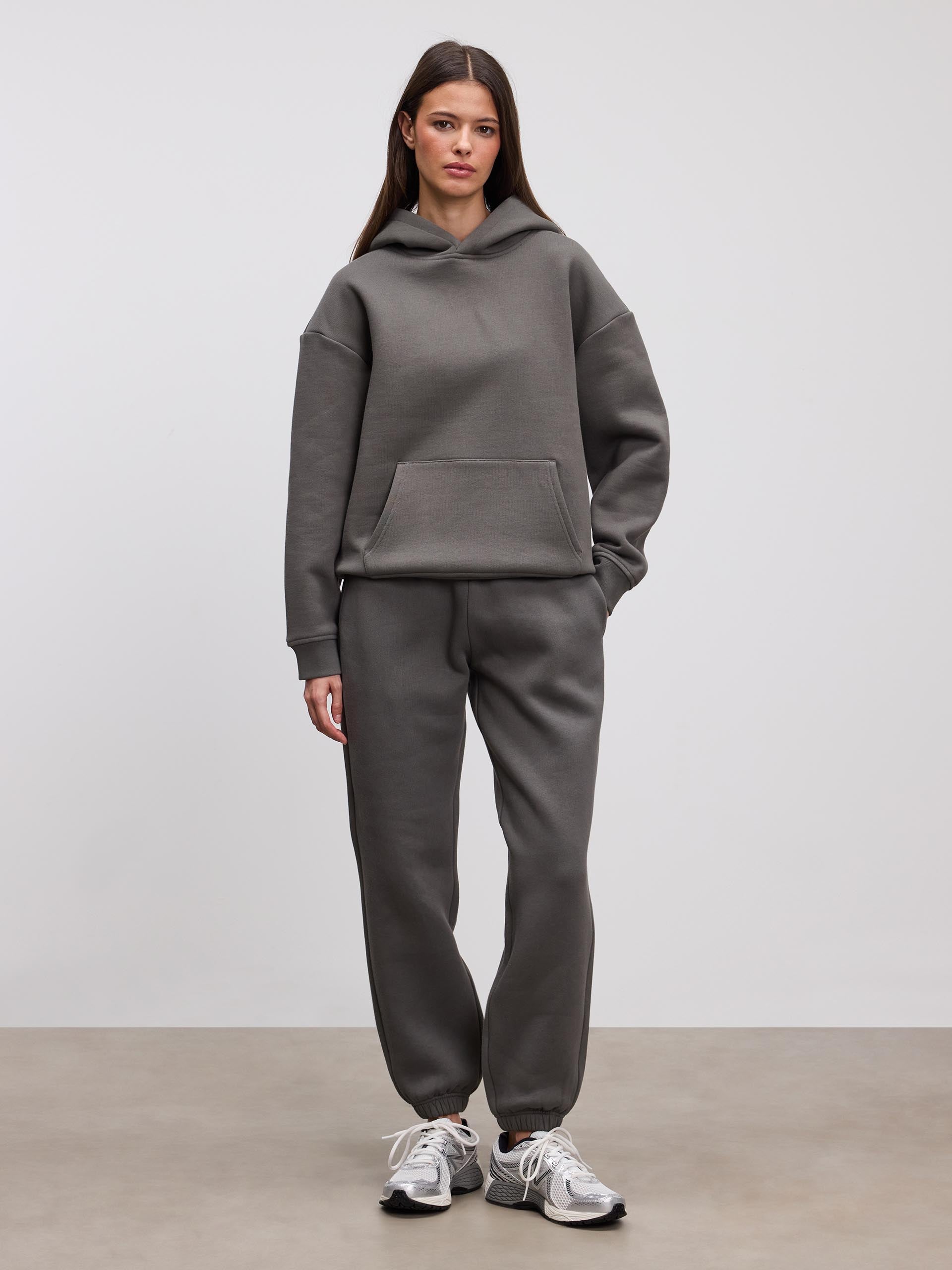 Womens Relaxed Hoodie in Grey