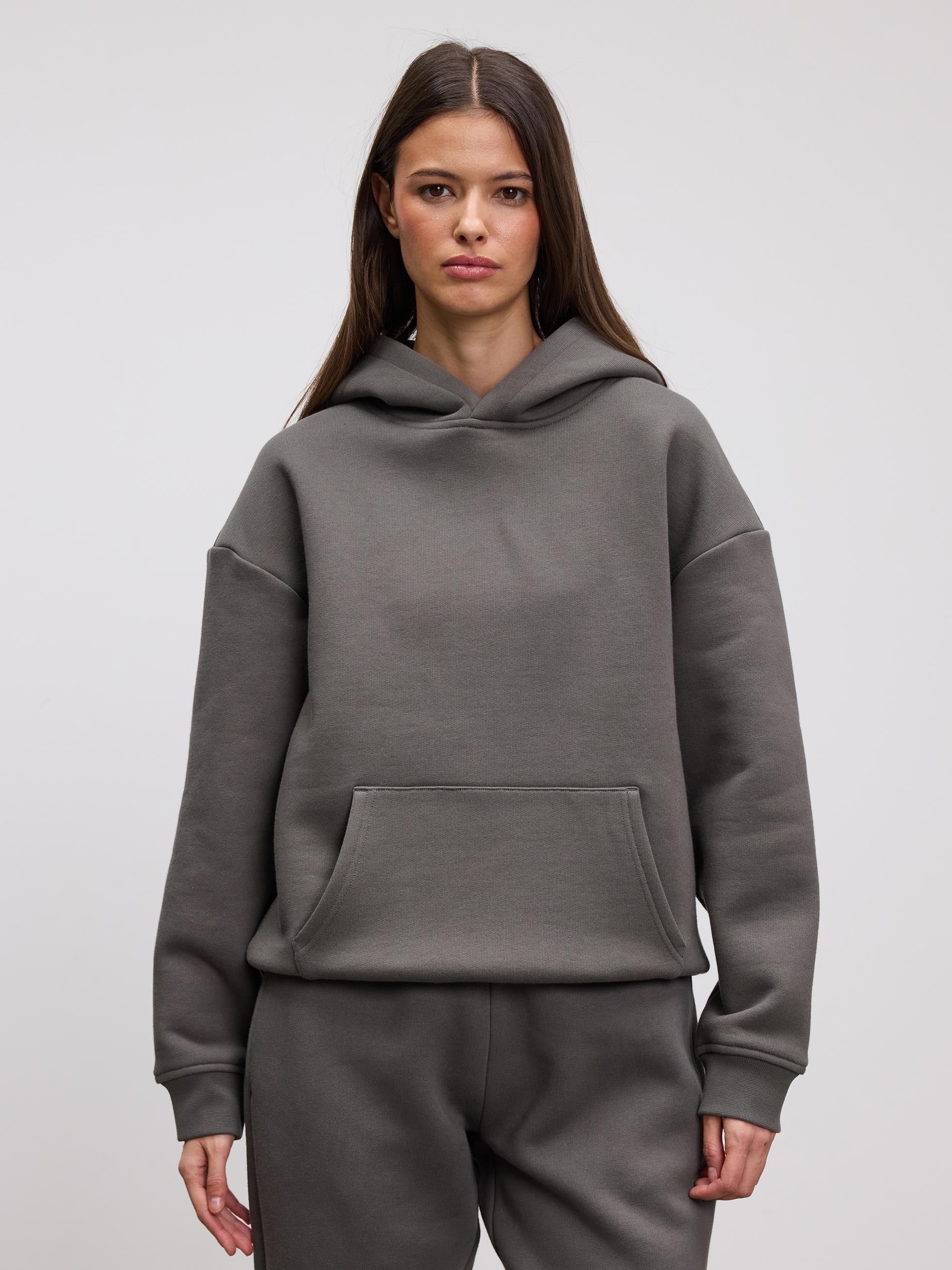 Womens Relaxed Hoodie in Grey