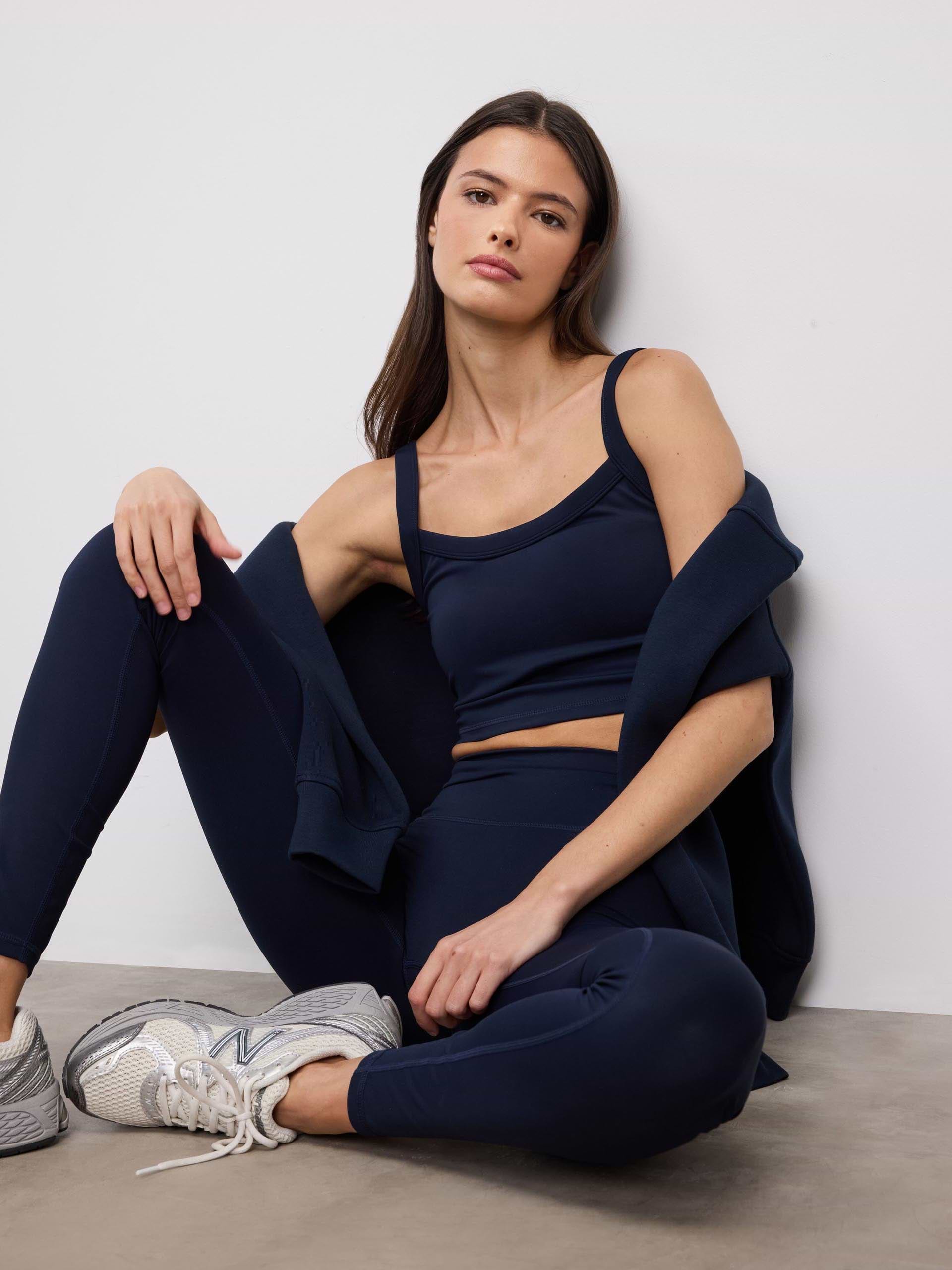 Womens Active Sports Bra in Navy