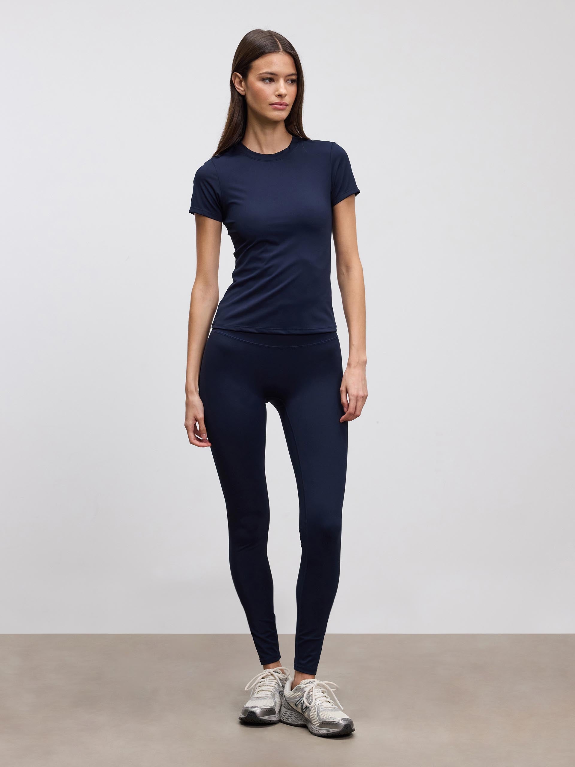 Womens Active Legging in Navy