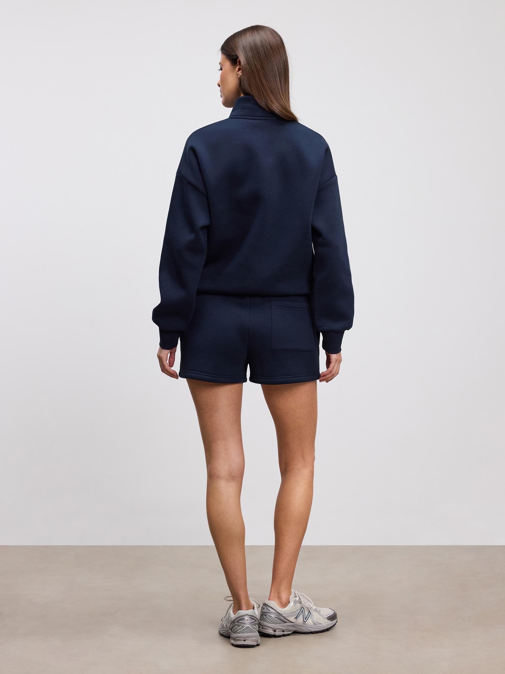 Womens Neoprene Half Zip in Navy