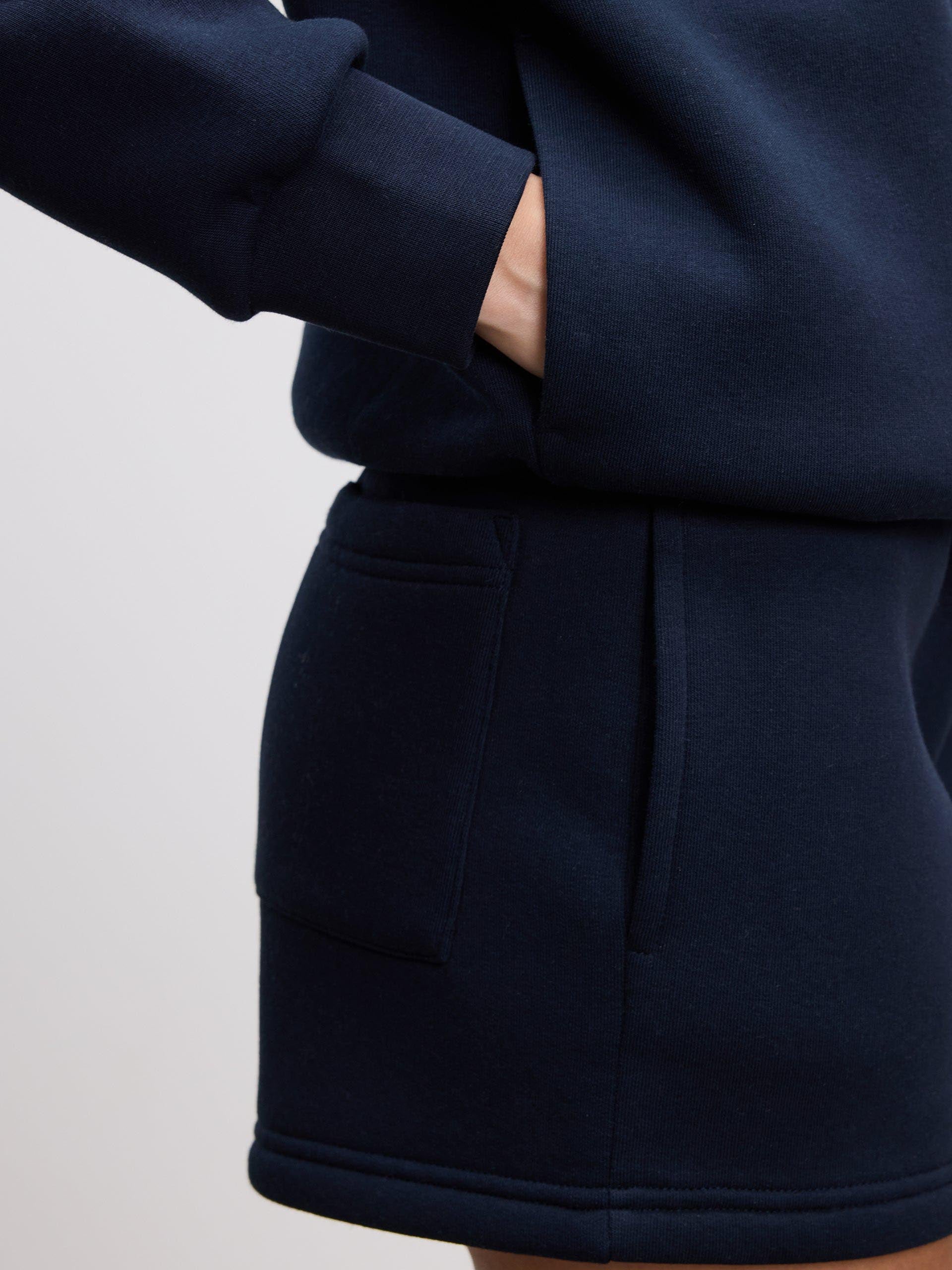 Womens Neoprene Half Zip in Navy | ARNE UK