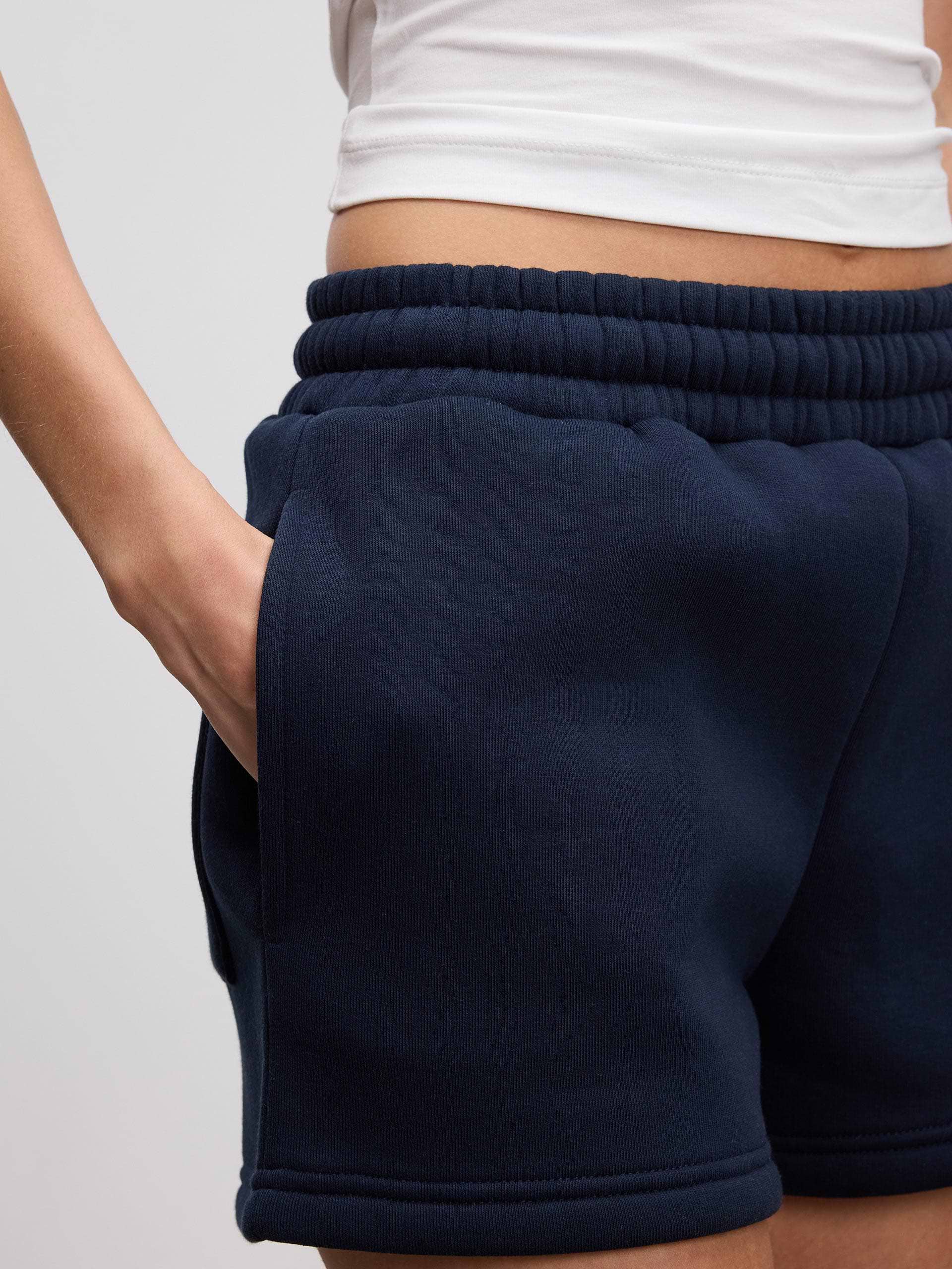 Womens Neoprene Short in Navy