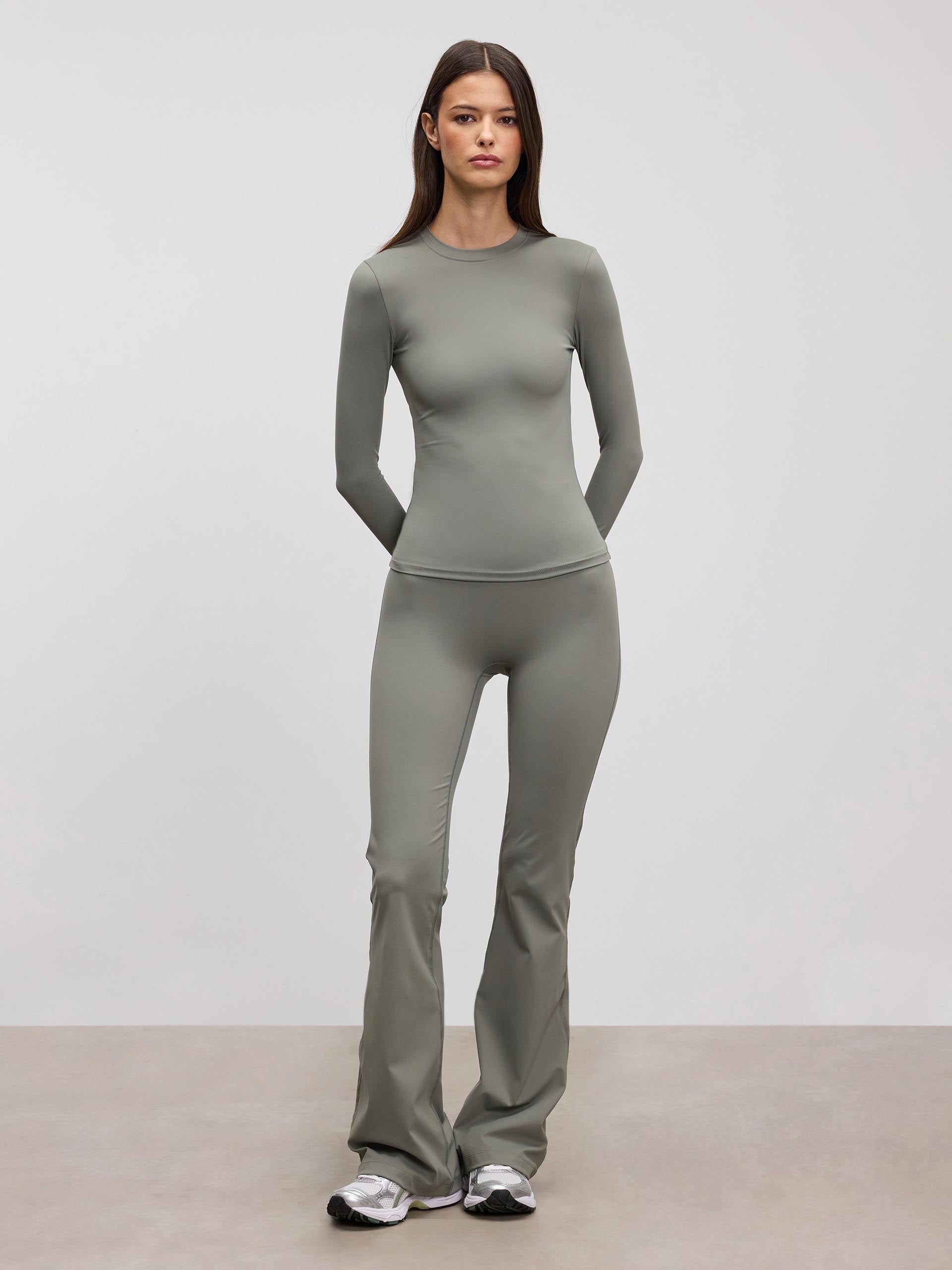 Womens Active Long Sleeve T-Shirt in Sage