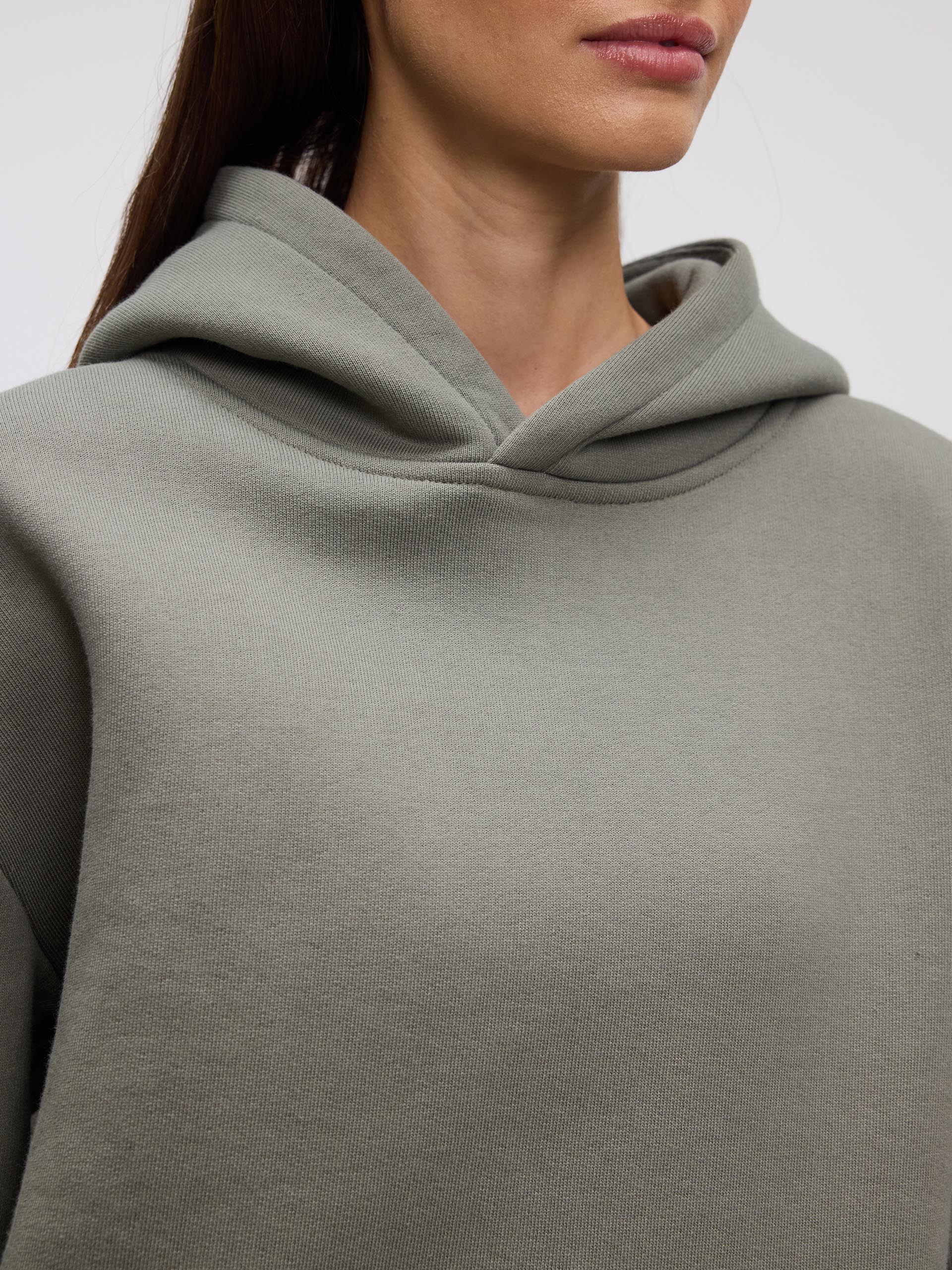 Womens Relaxed Hoodie in Sage