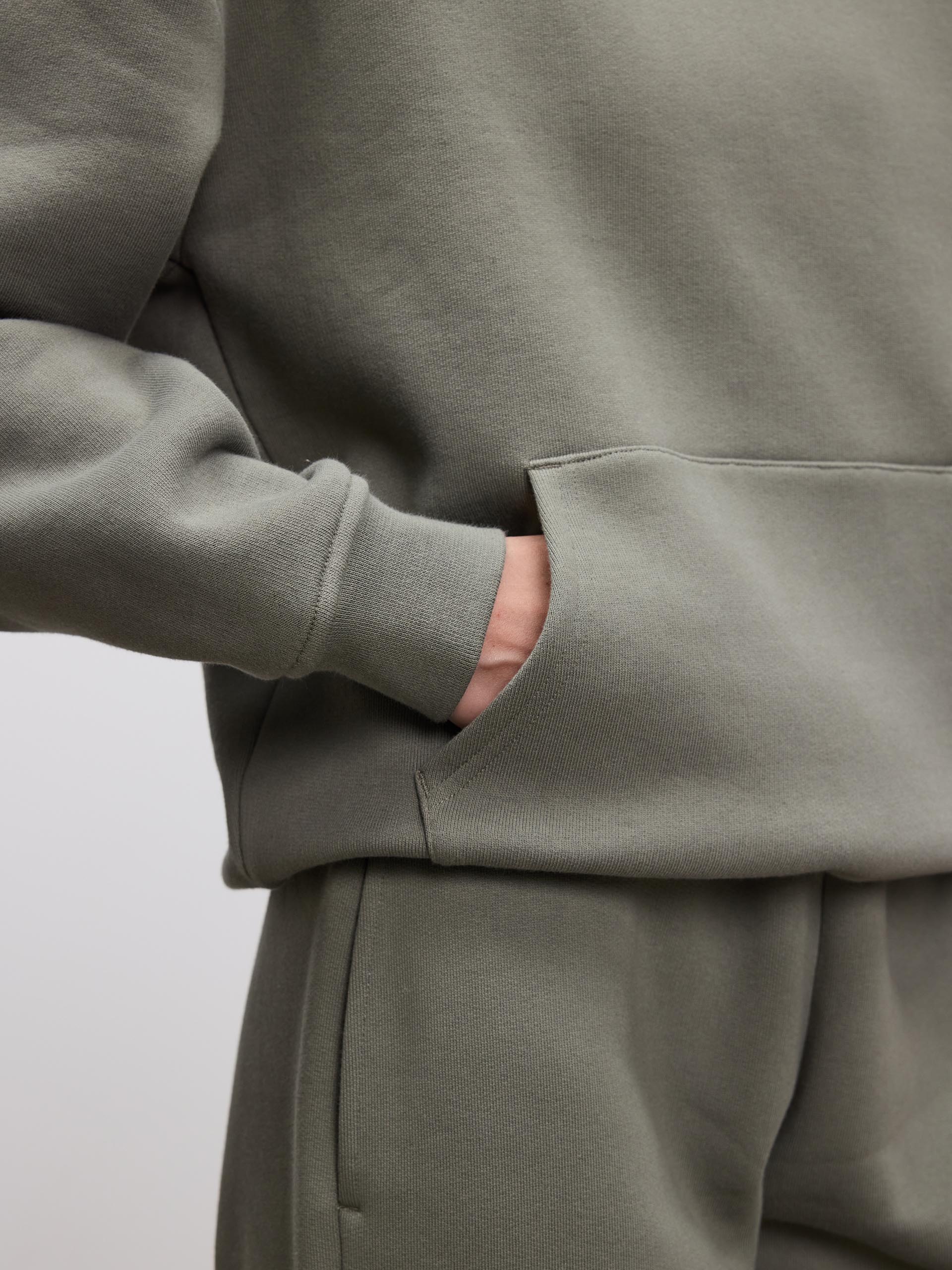 Womens Relaxed Hoodie in Sage