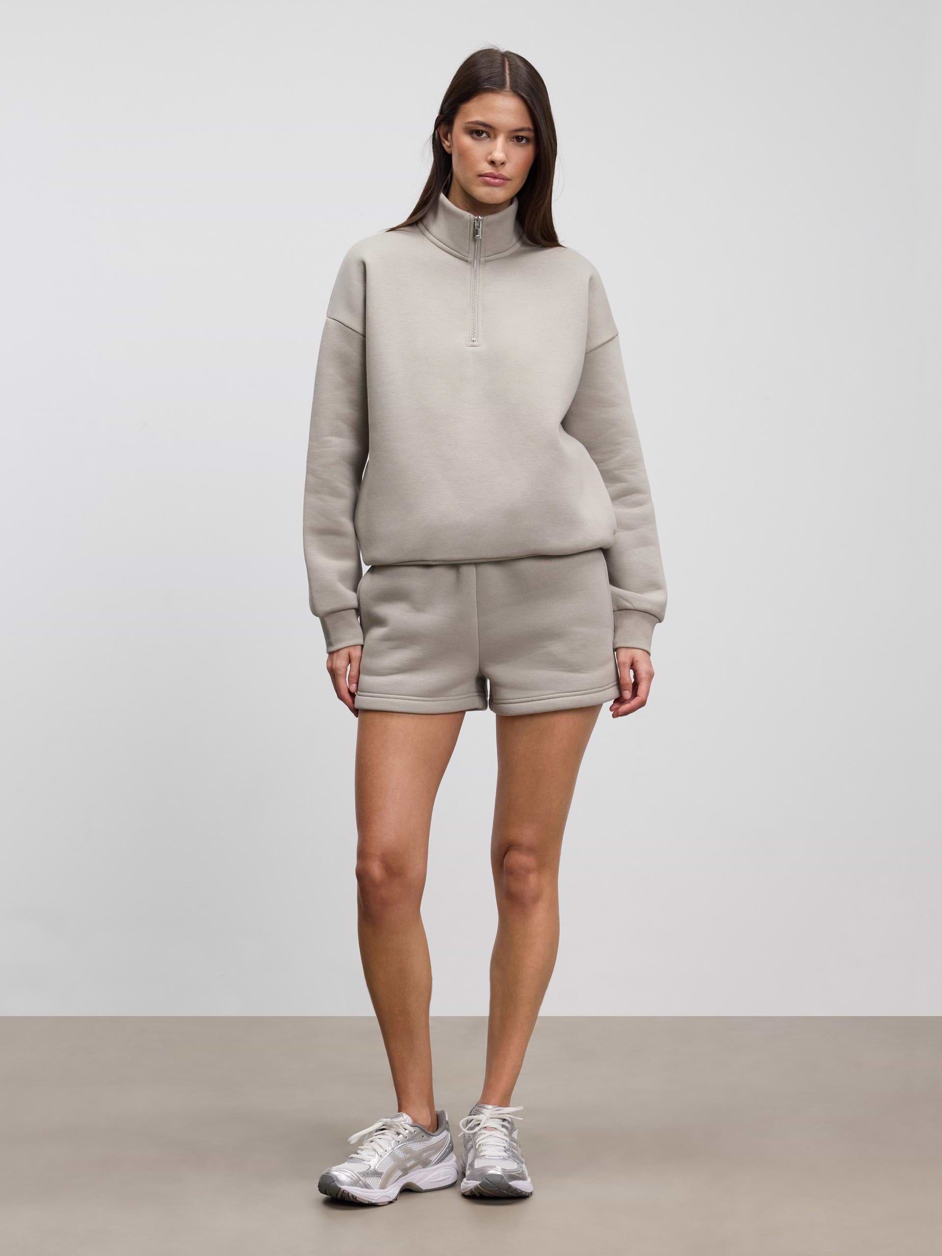 Womens Neoprene Short in Stone