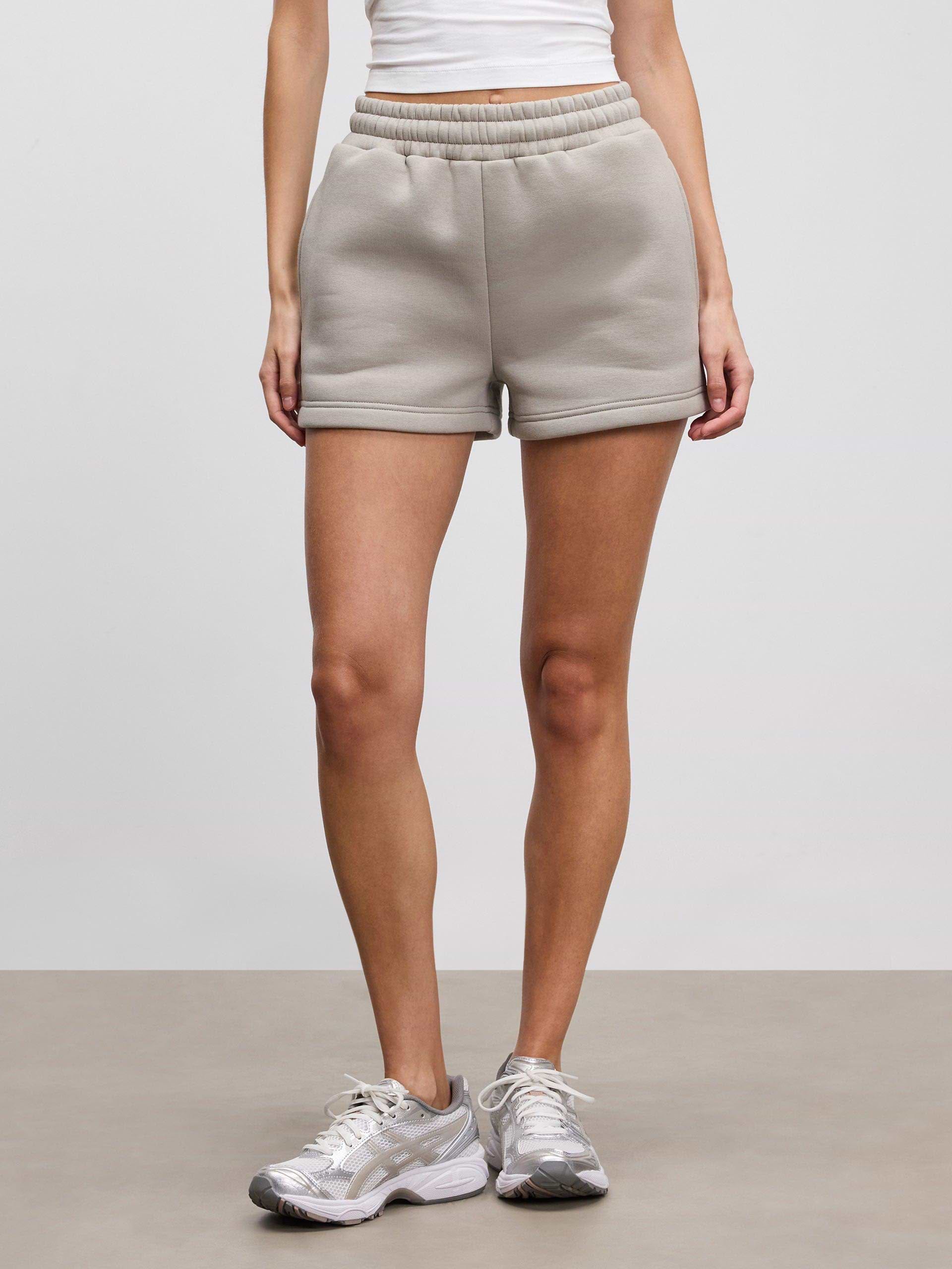 Womens Neoprene Short in Stone