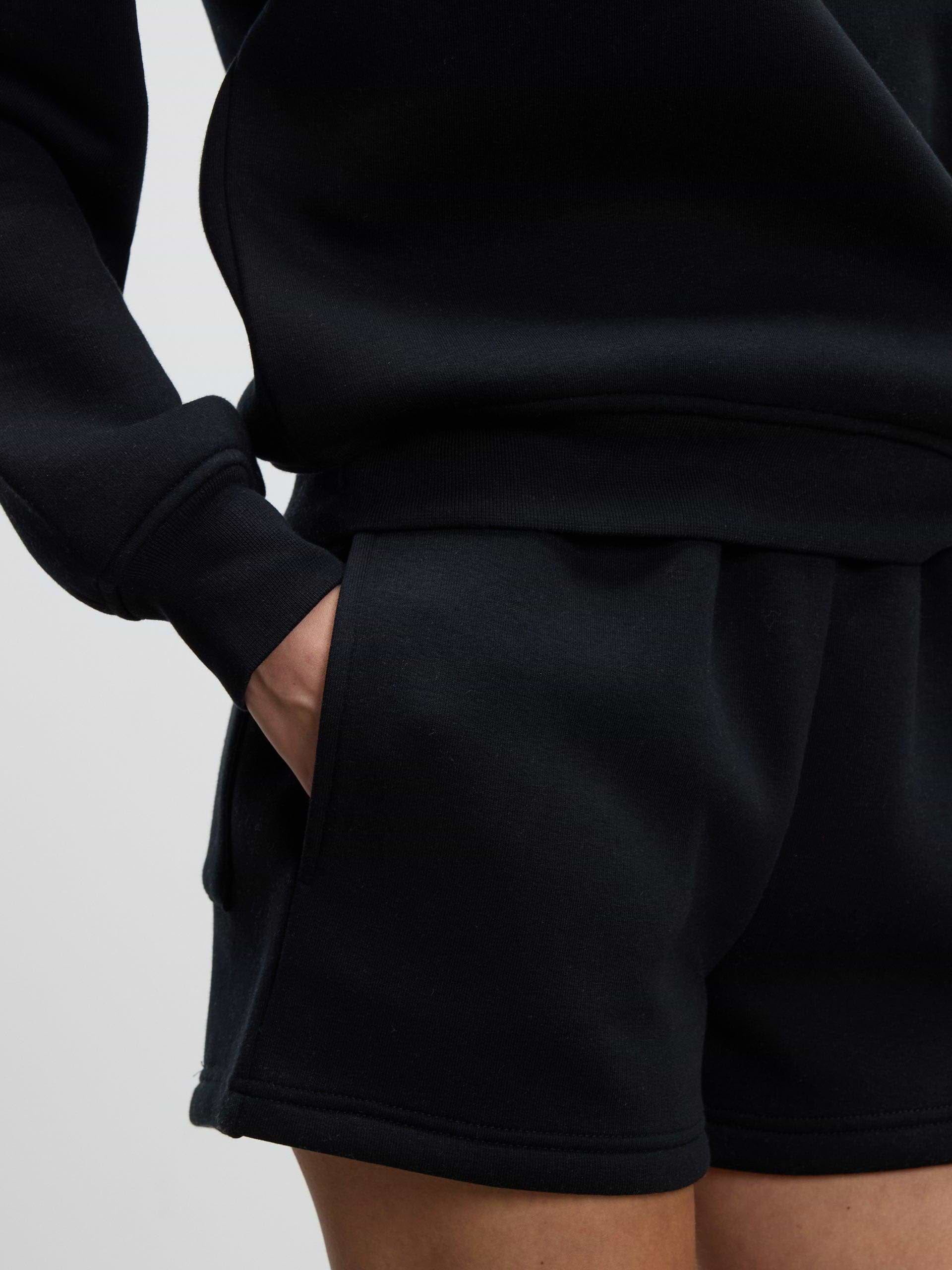 Womens Neoprene Long Sleeve Polo Shirt in Black