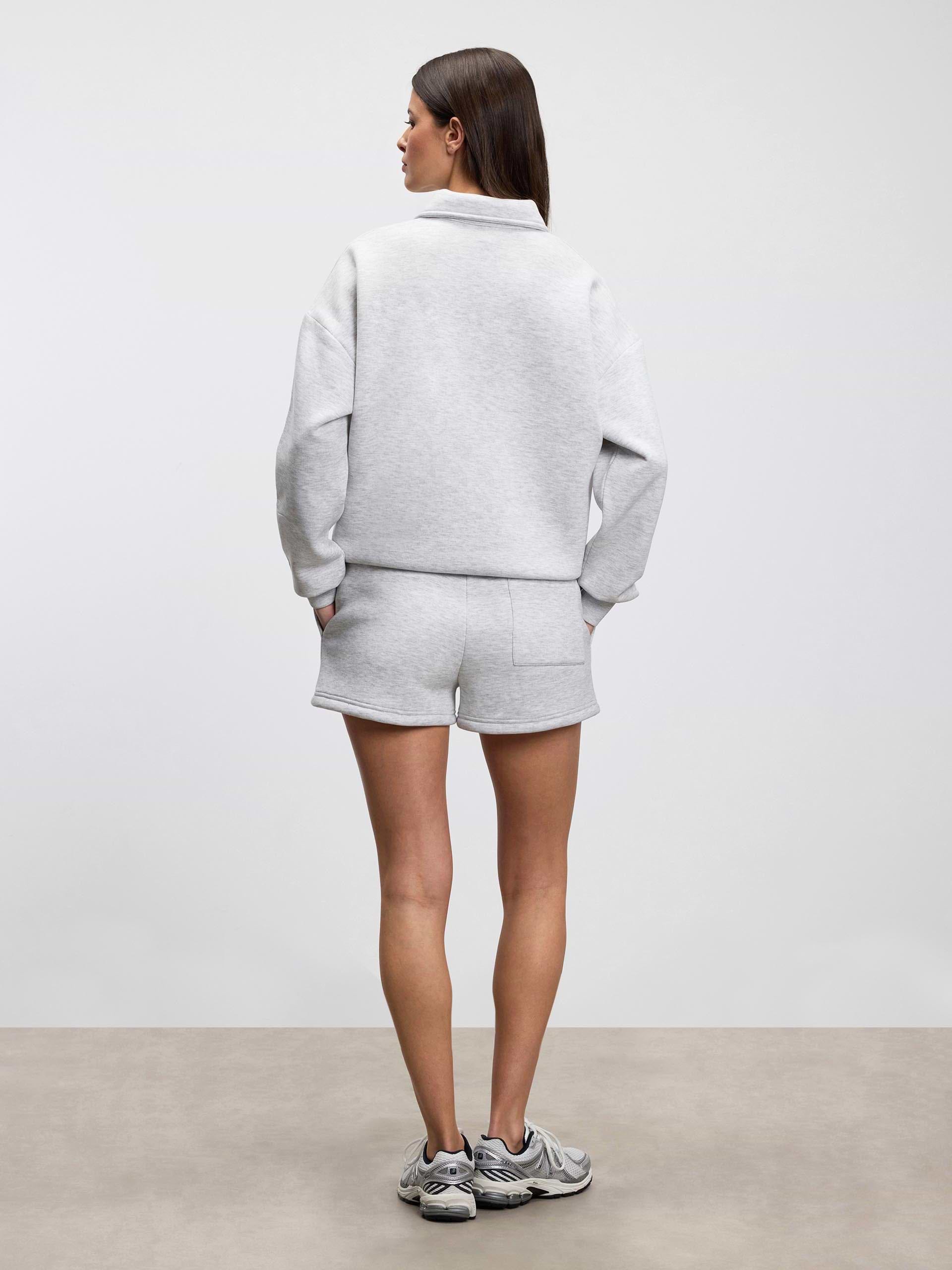 Womens Neoprene Short in Marl Grey