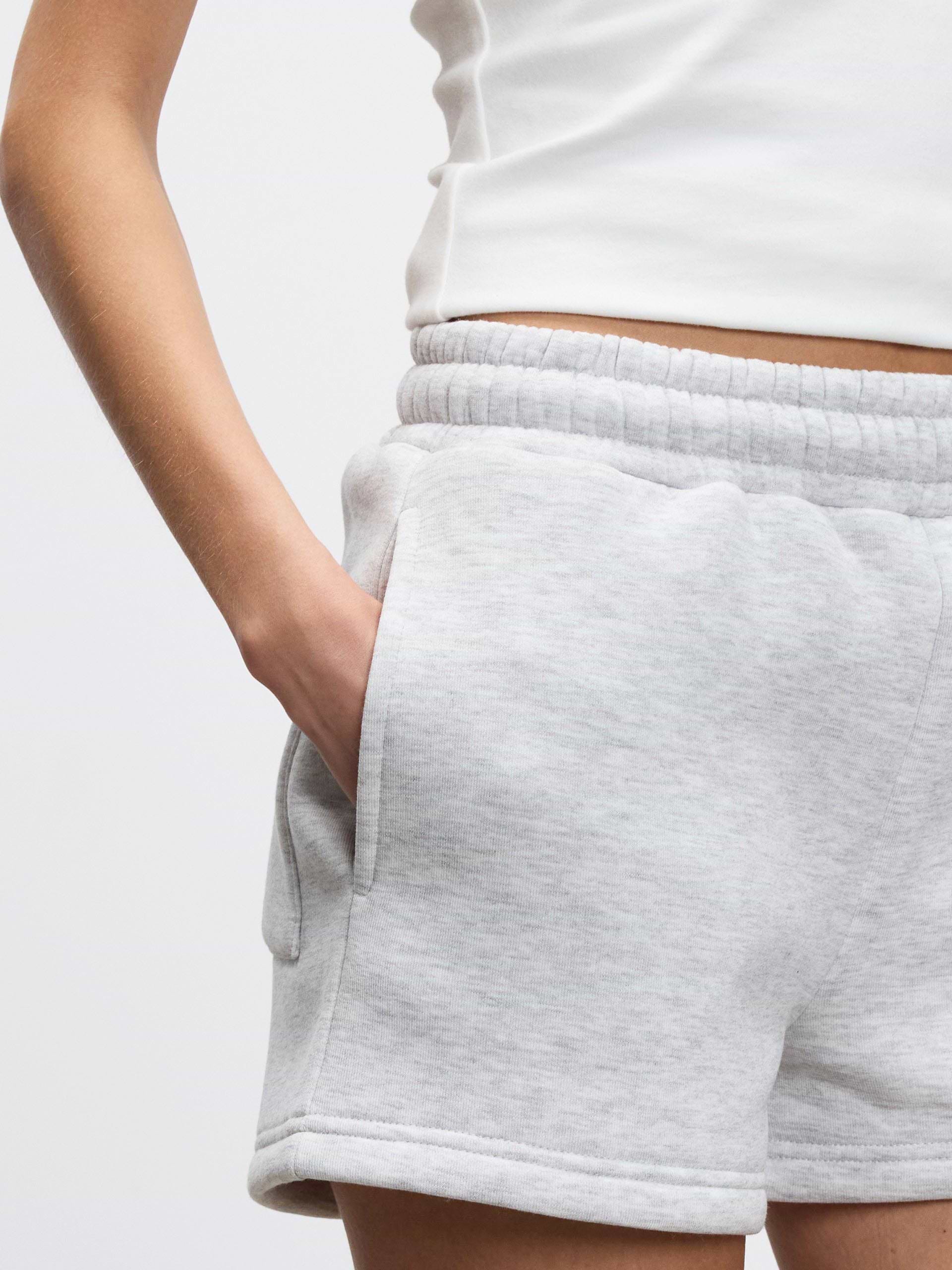 Womens Neoprene Short in Marl Grey