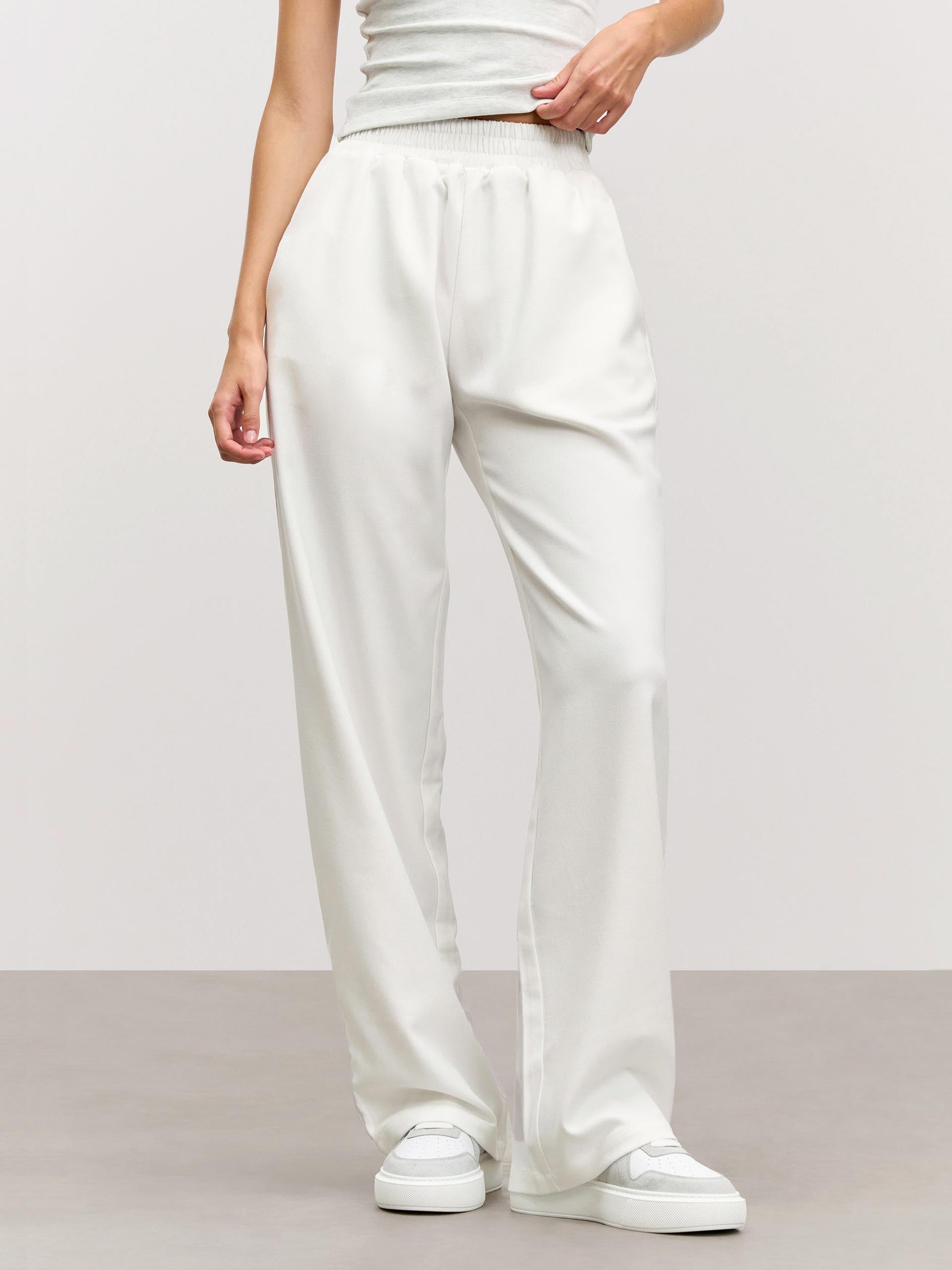 Womens Pull On Trouser in White