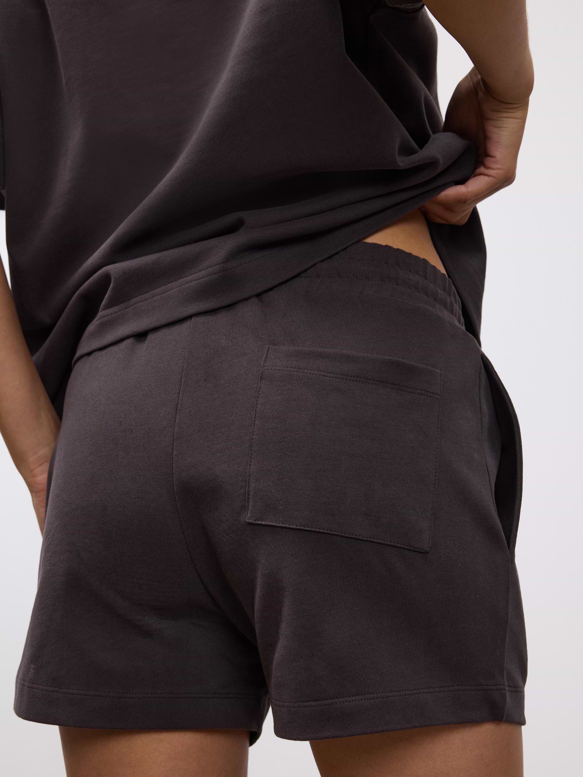 Womens Brushed Relaxed Short in Brown