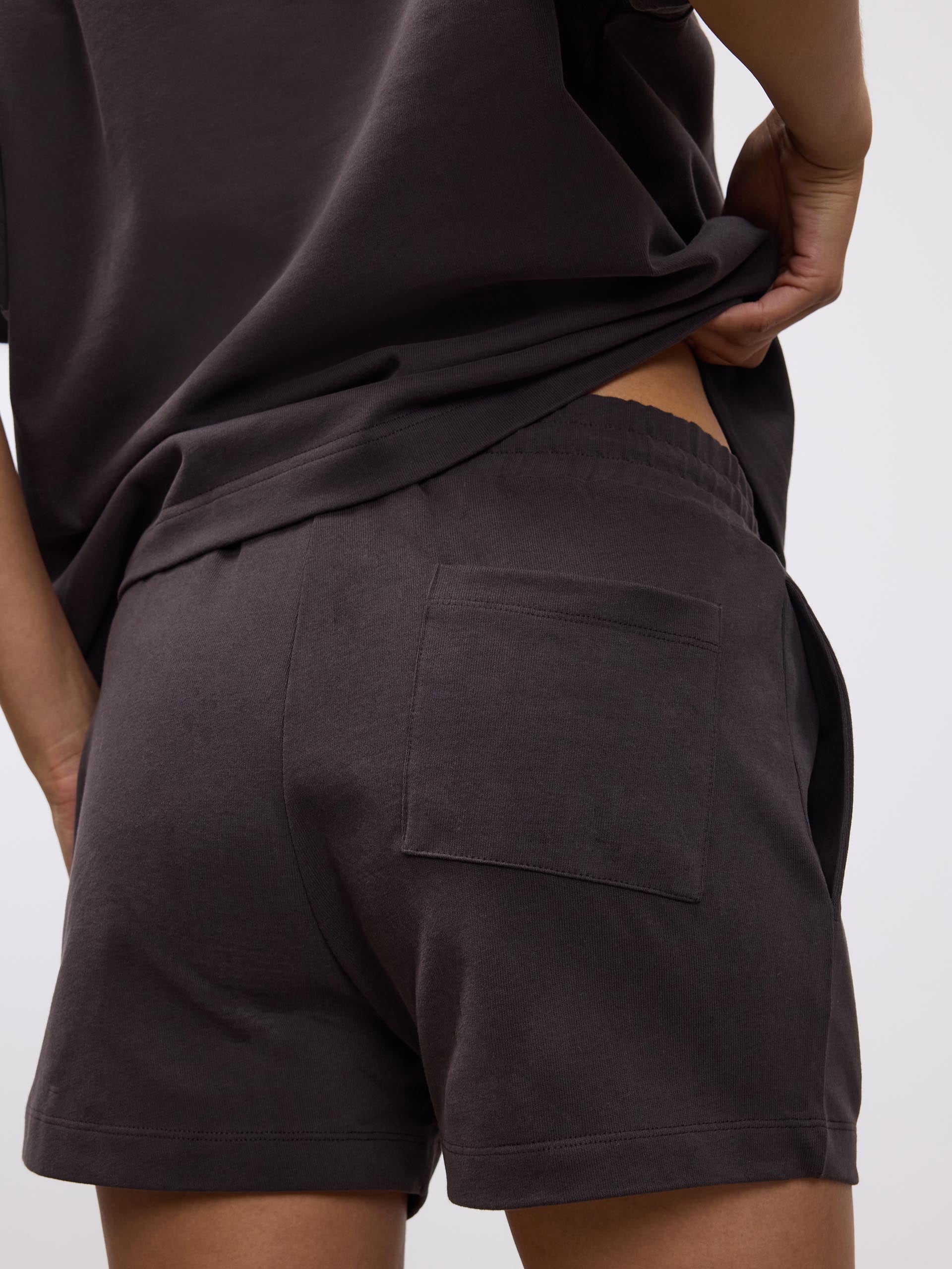 Womens Brushed Relaxed Short in Brown