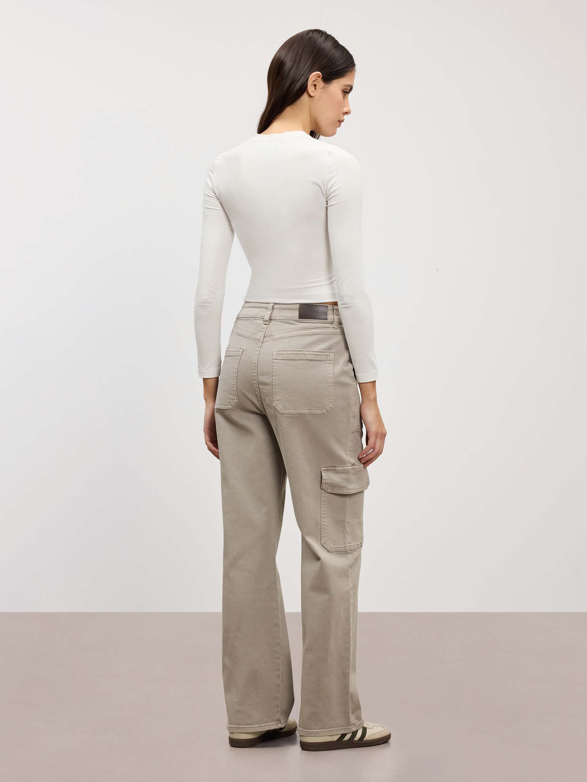 Womens Carpenter Pant in Stone