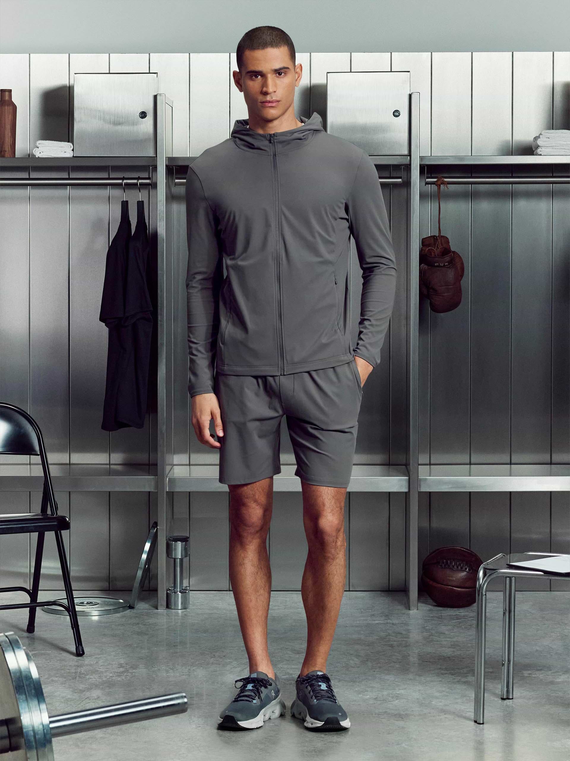 Active Jersey Short in Grey