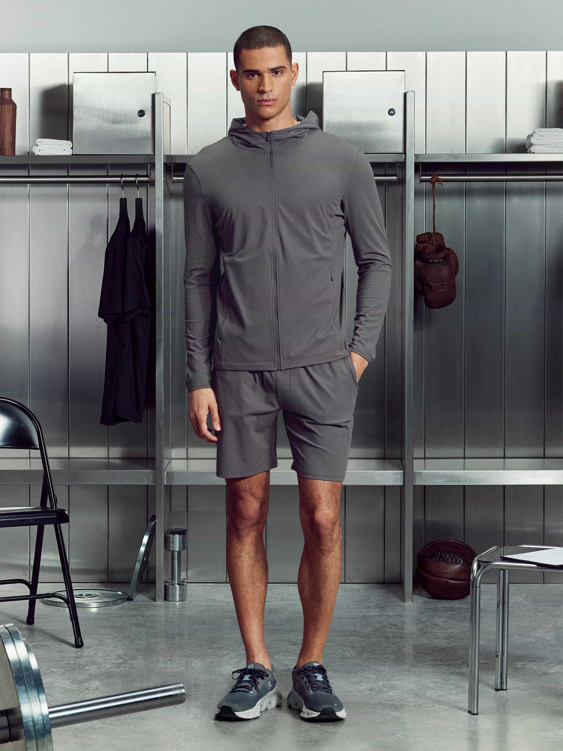 Active Jersey Short in Grey