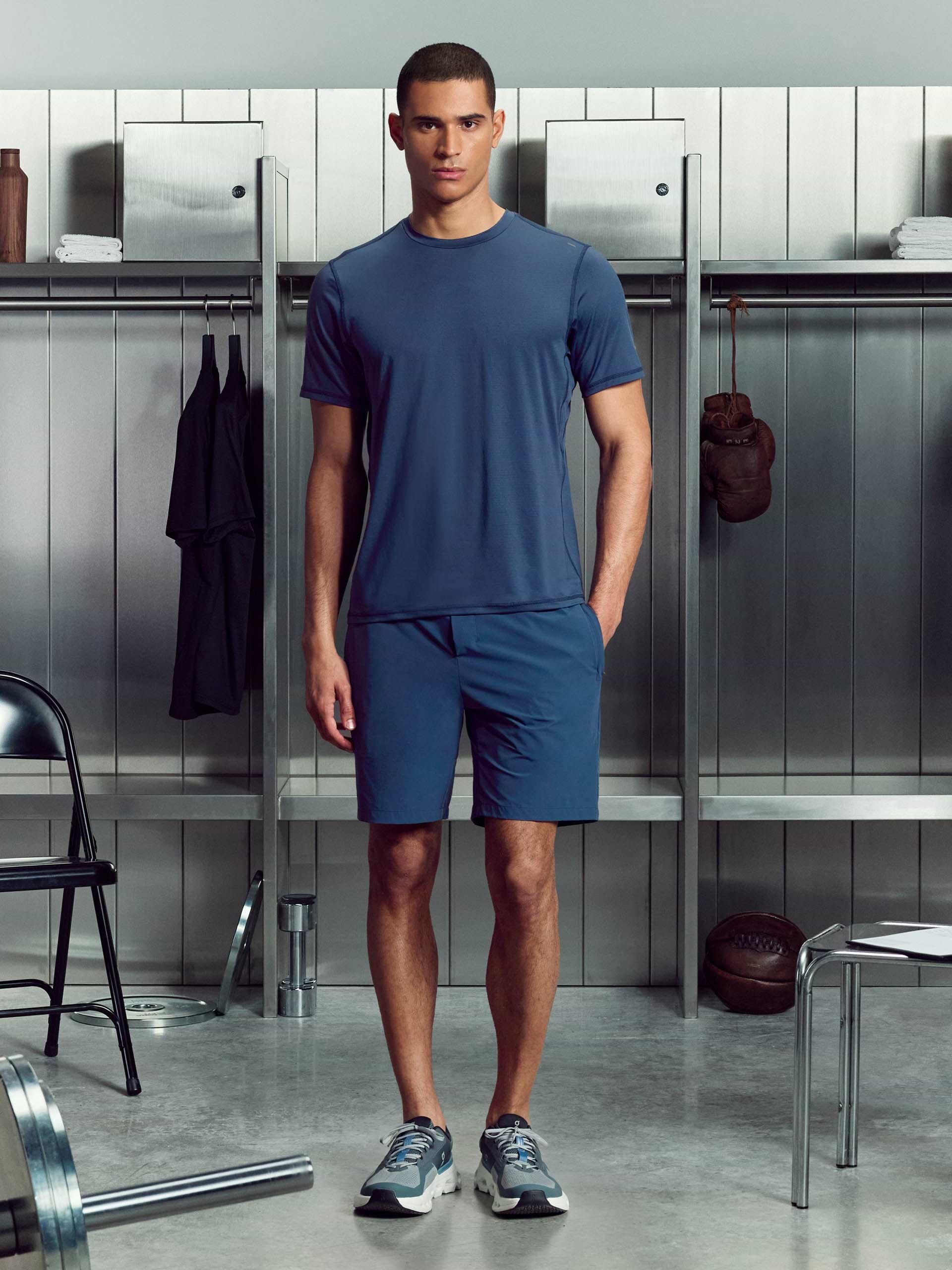 Active Short in Steel Blue