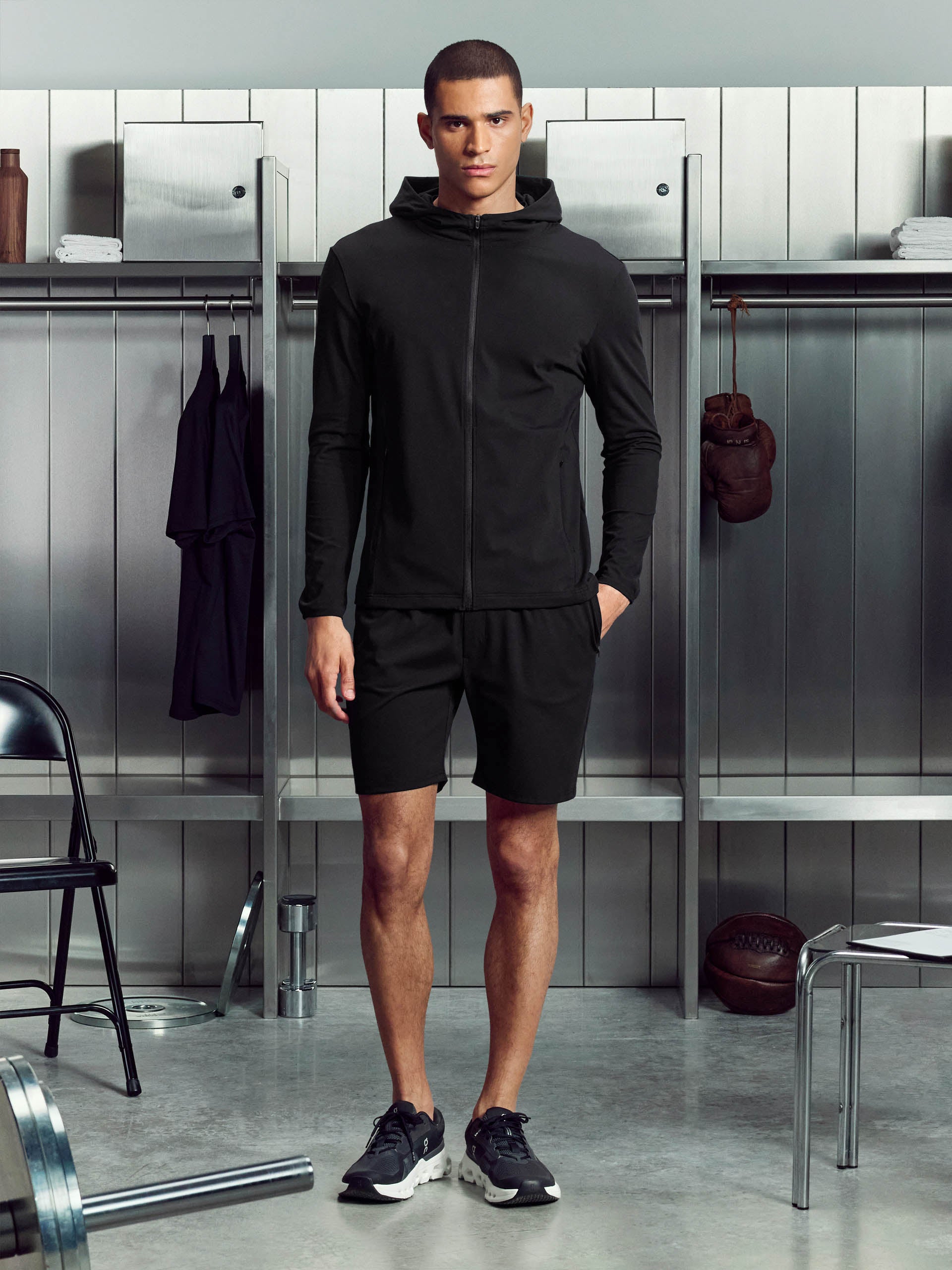 Active Jersey Short in Black