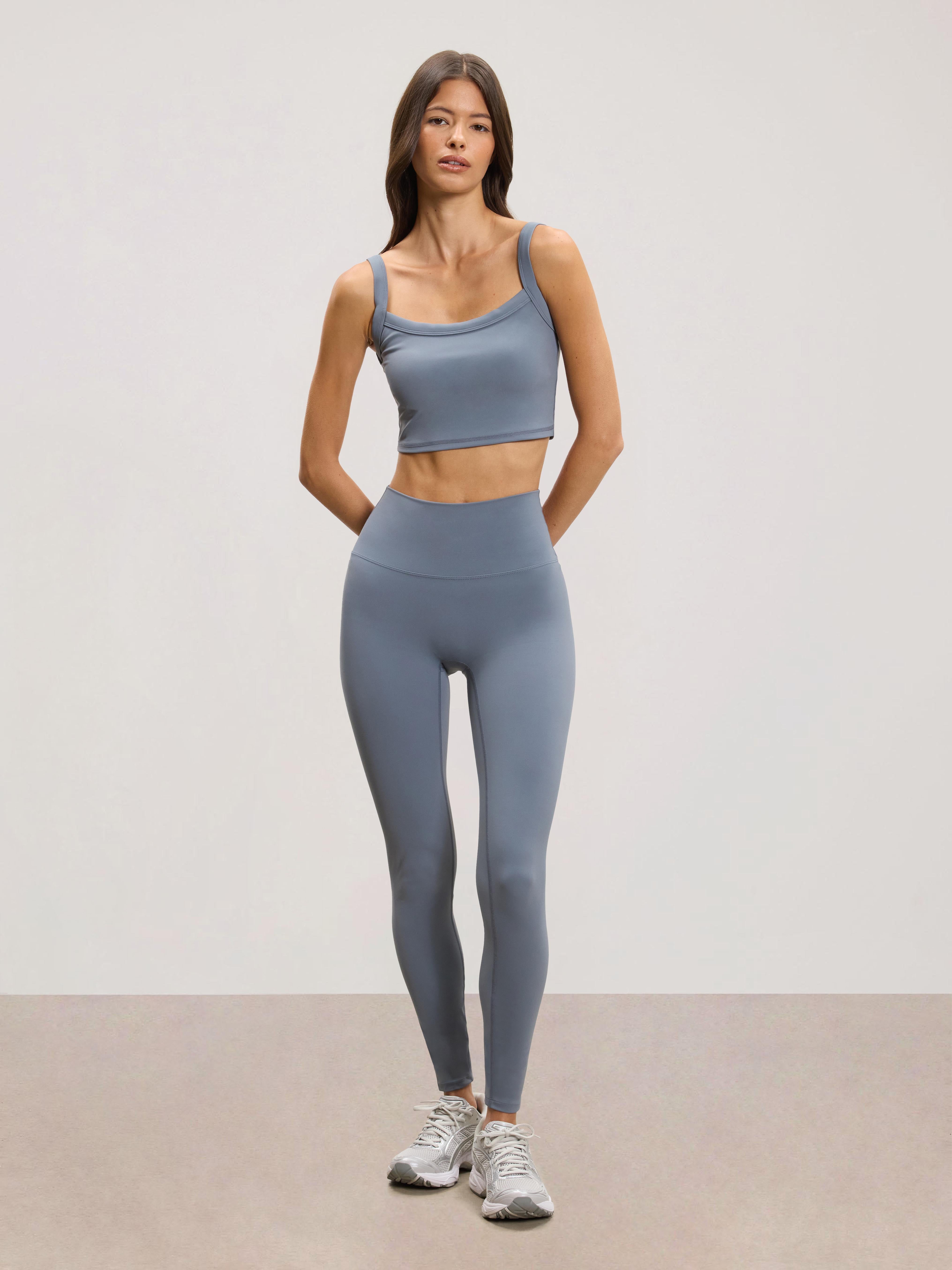 Womens Active Legging in Dove Blue