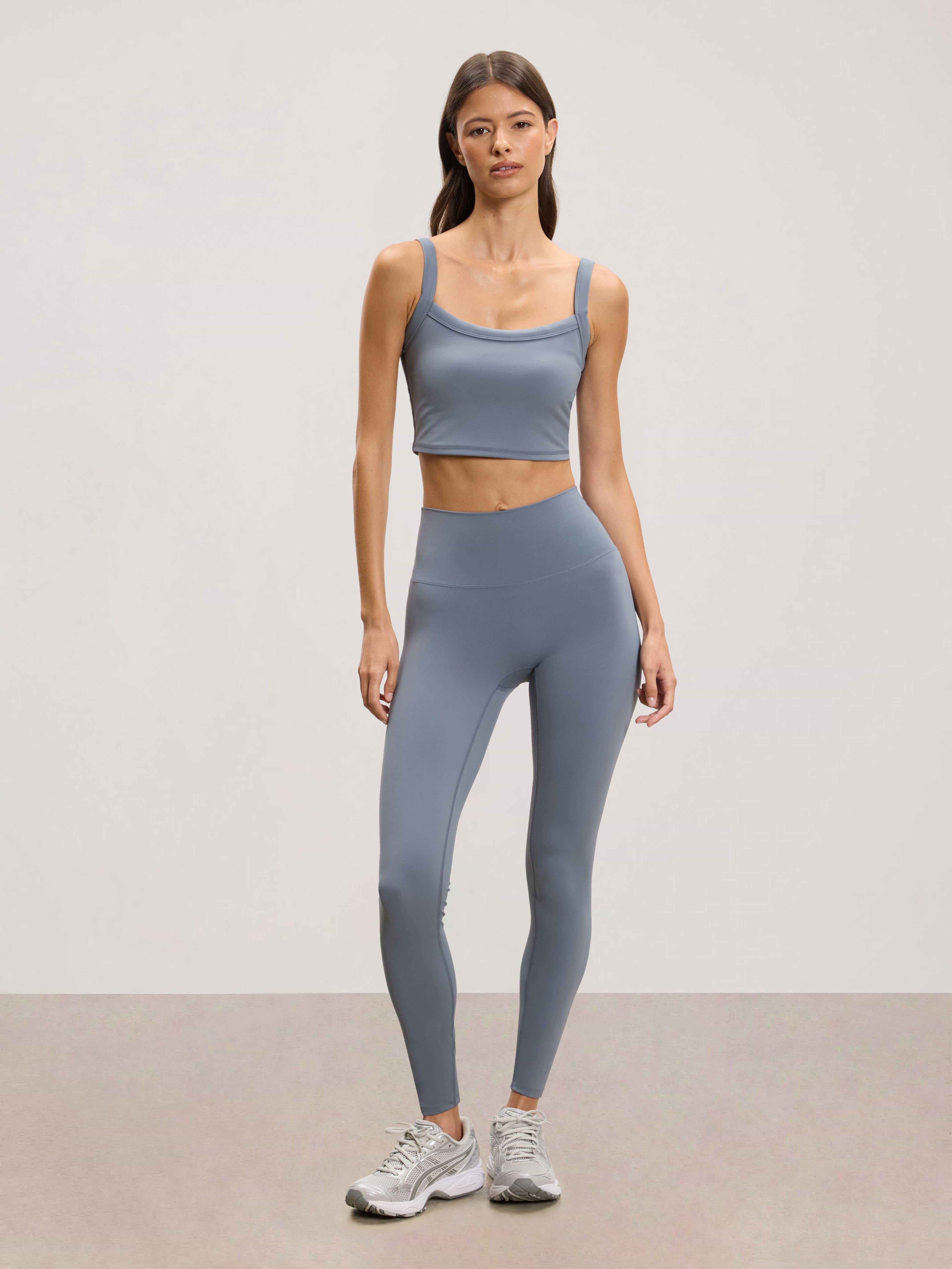 Womens Active Sports Bra in Dove Blue