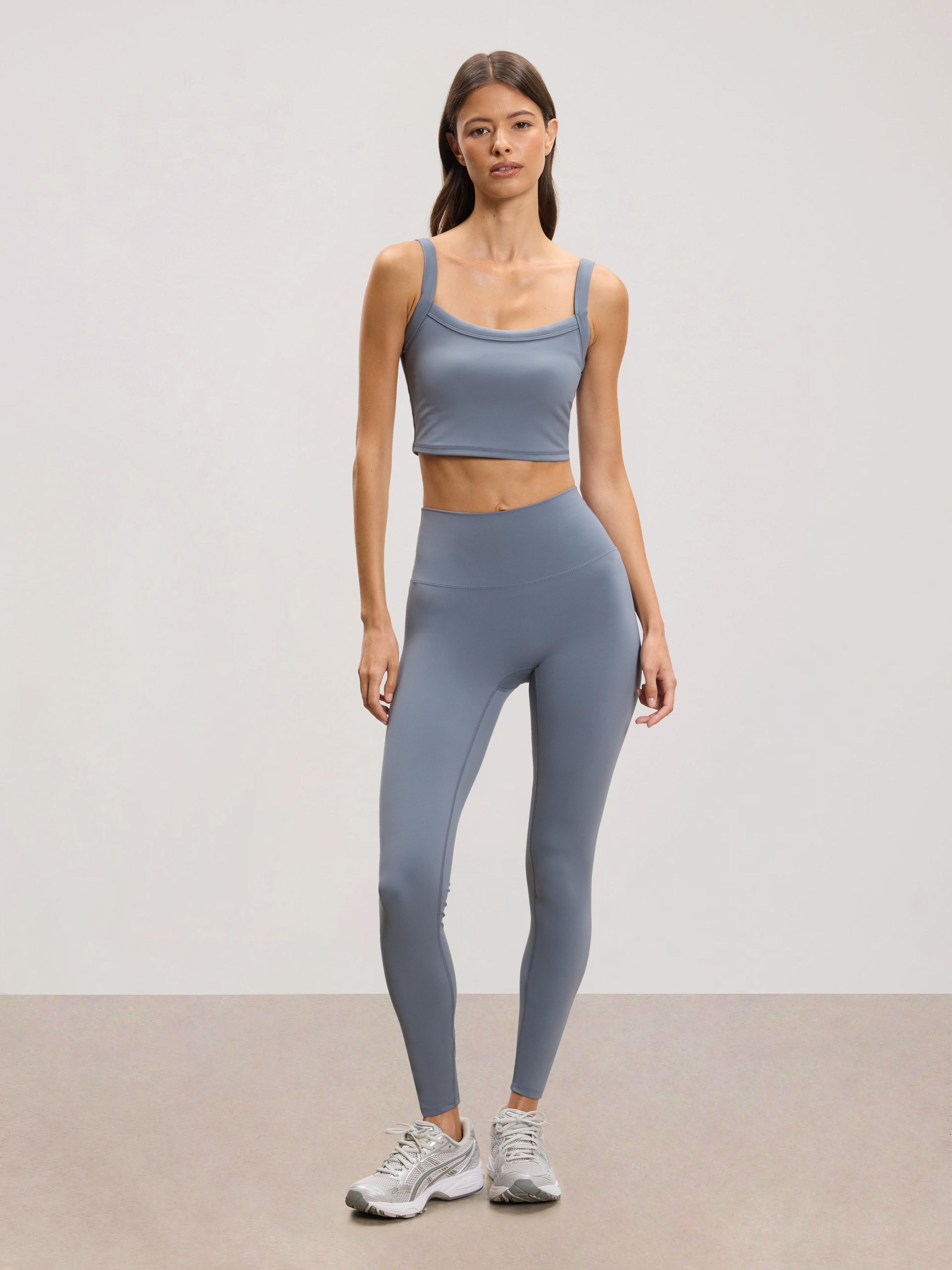 Womens Active Sports Bra in Dove Blue