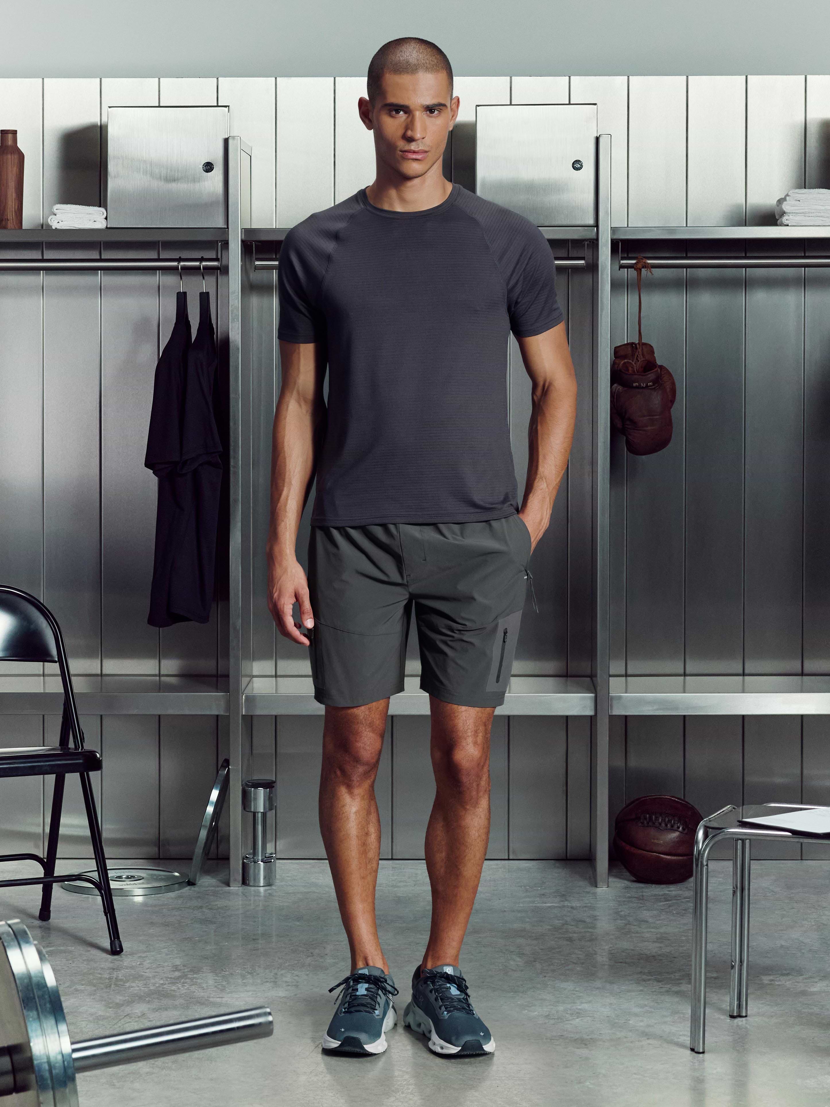 Utility Trail Cargo Short in Grey