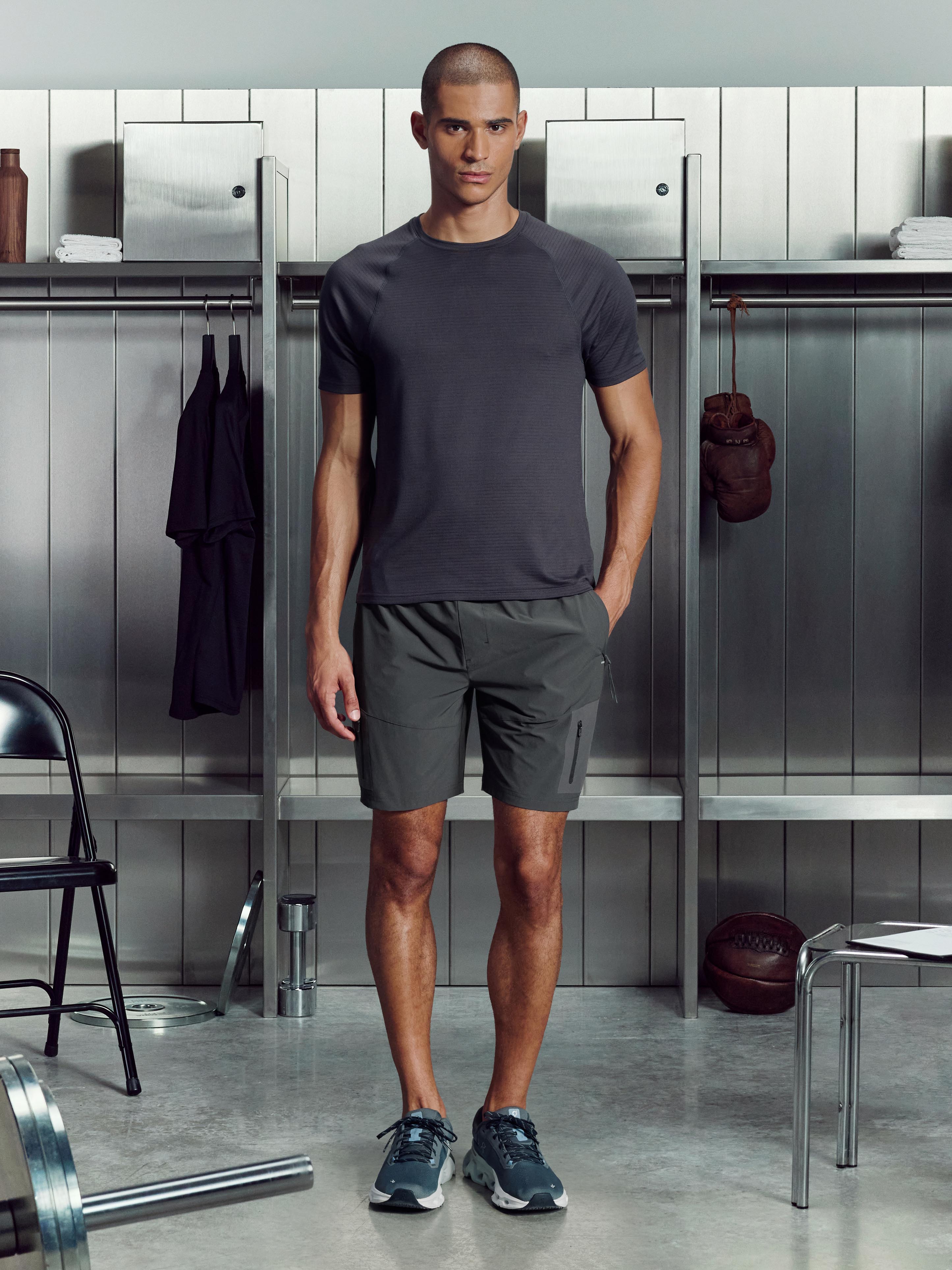 Utility Trail Cargo Short in Grey