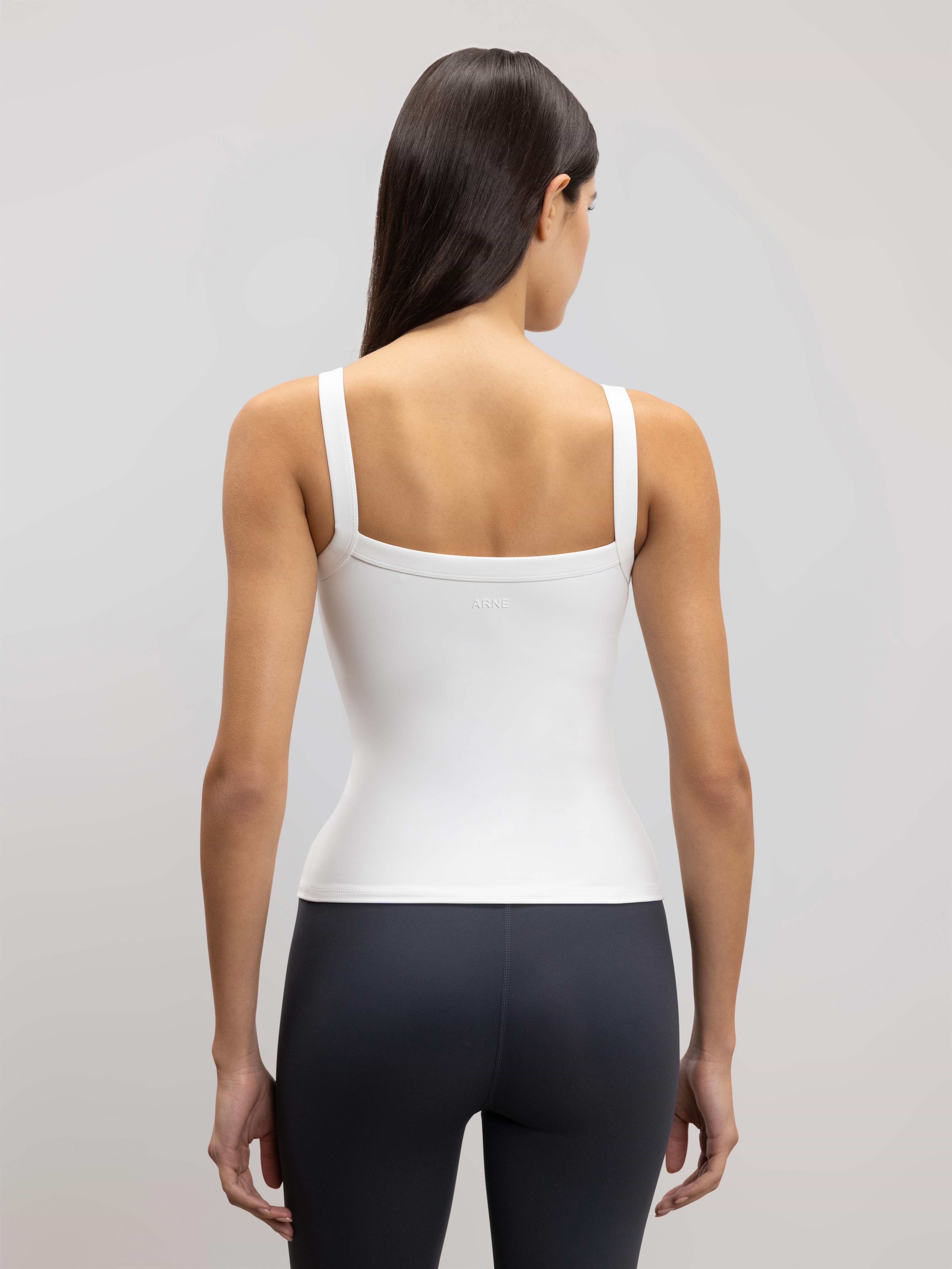 Womens Active Vest in White