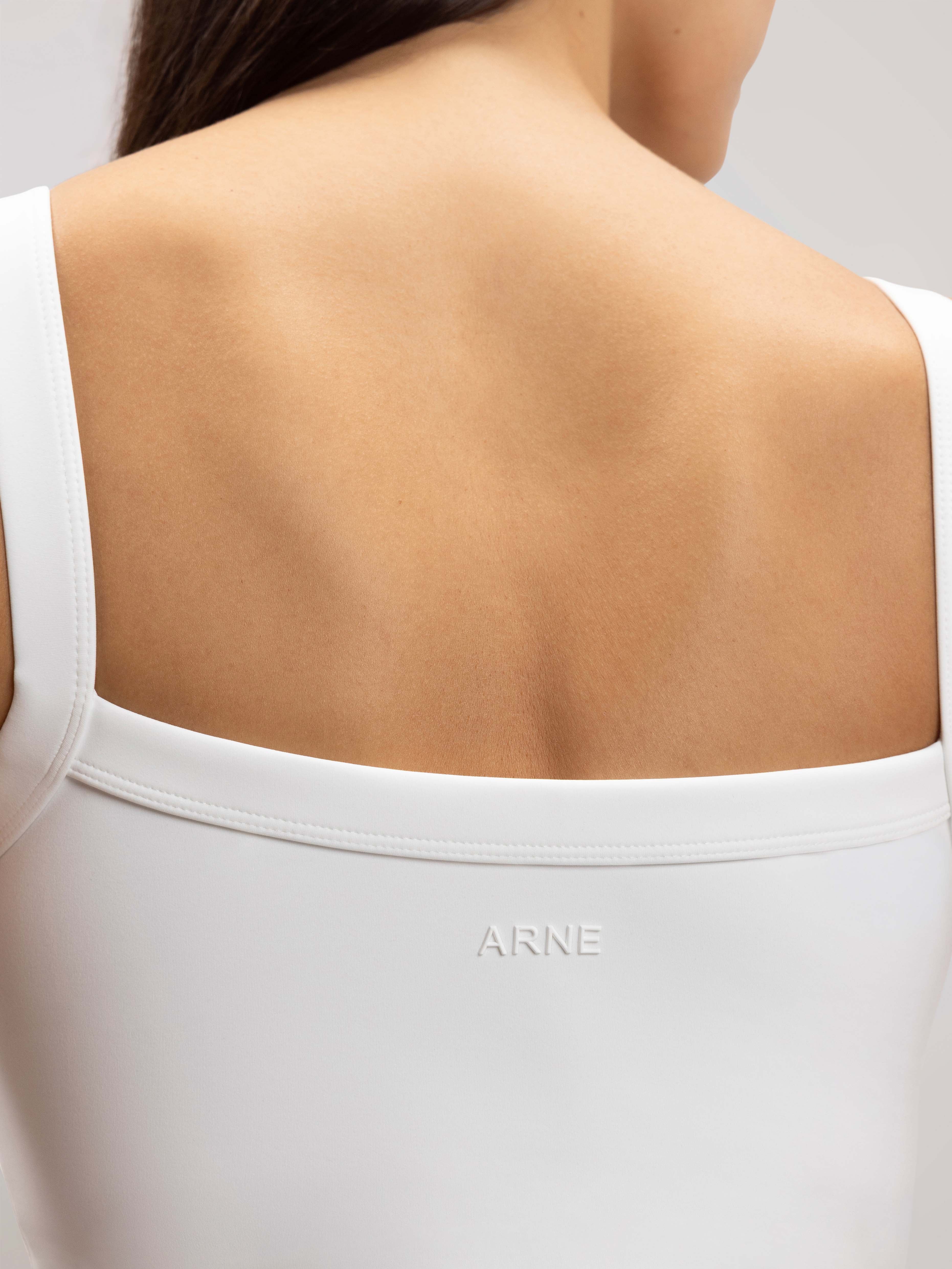 Womens Active Vest in White