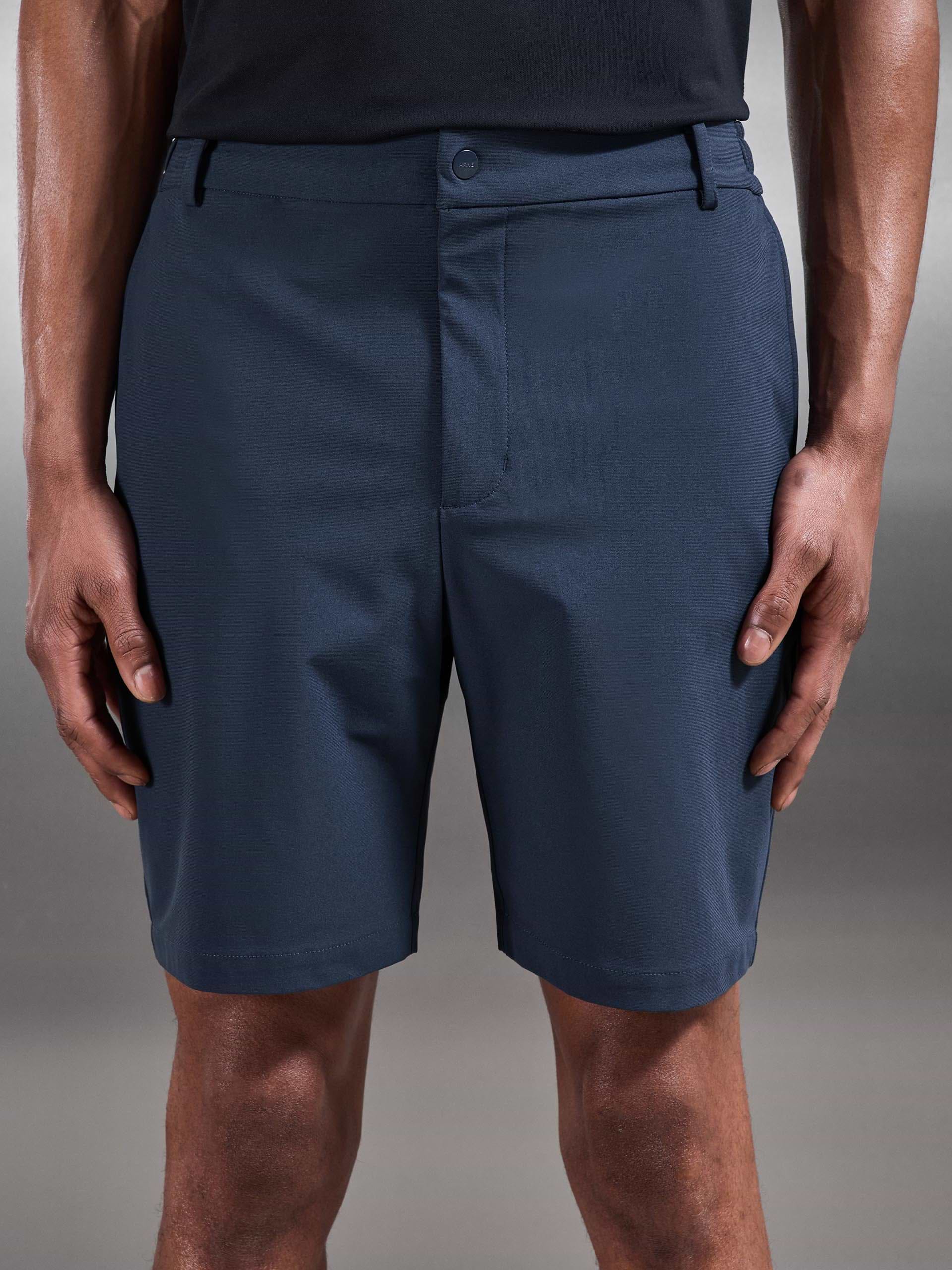 Golf Short in Steel Blue