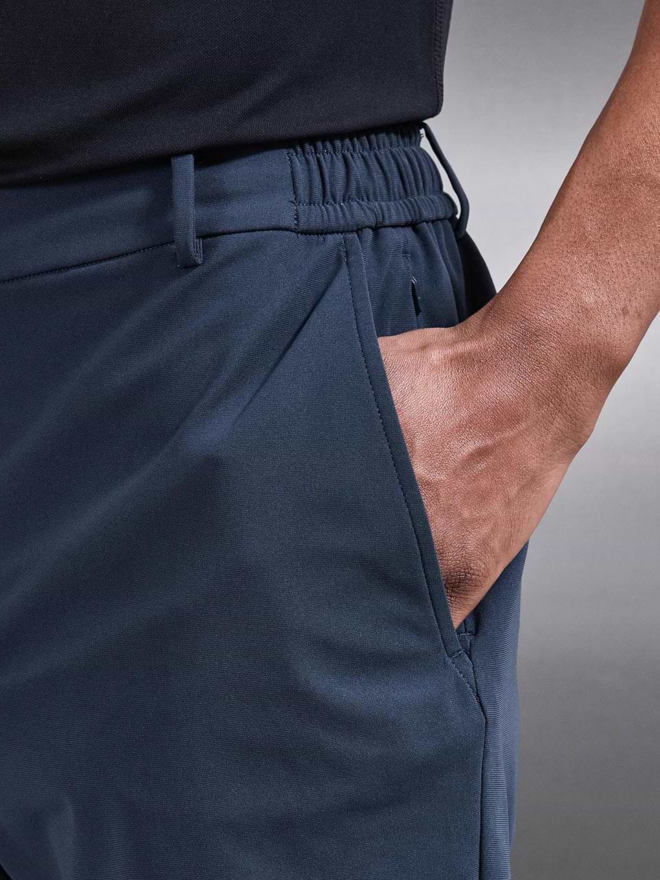 Golf Short in Steel Blue