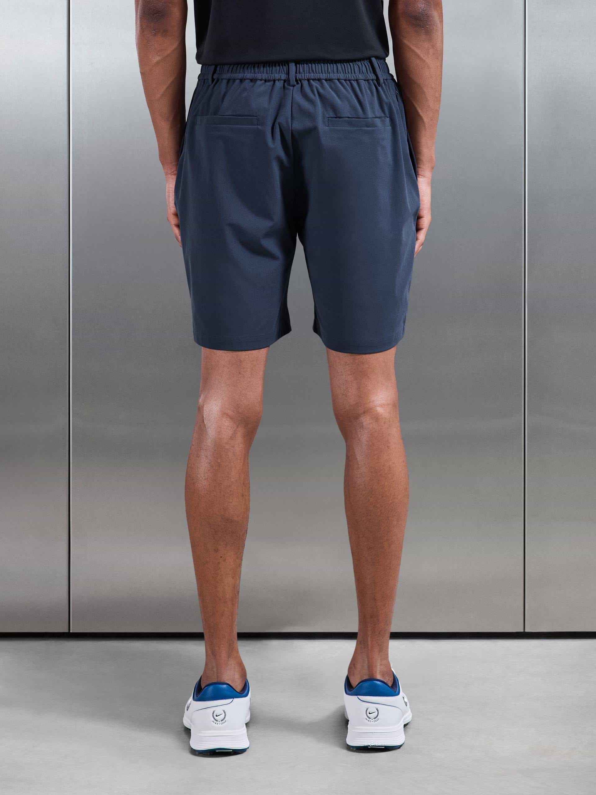 Golf Short in Steel Blue