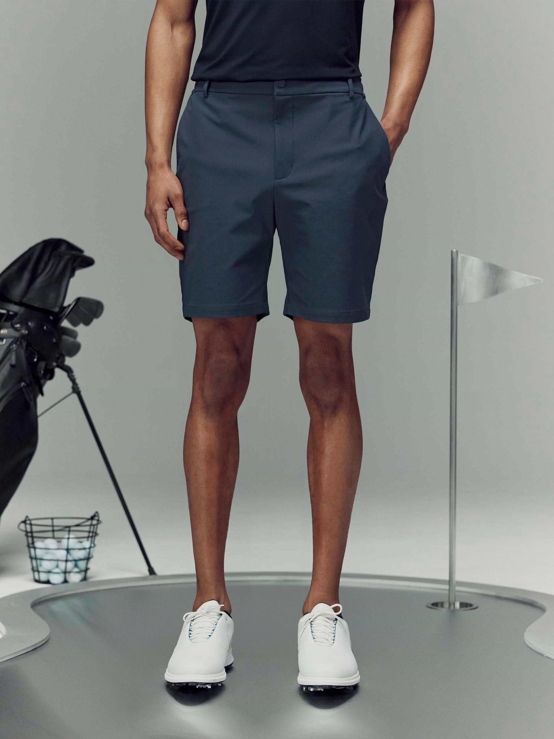 Golf Short in Steel Blue