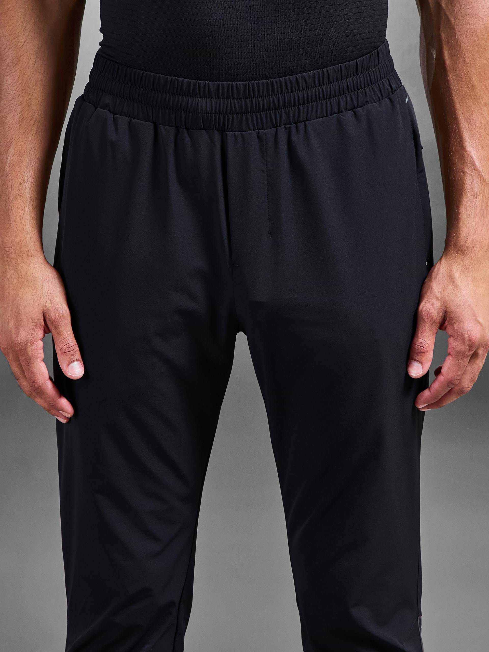 Active Colour Block Trackpant in Black