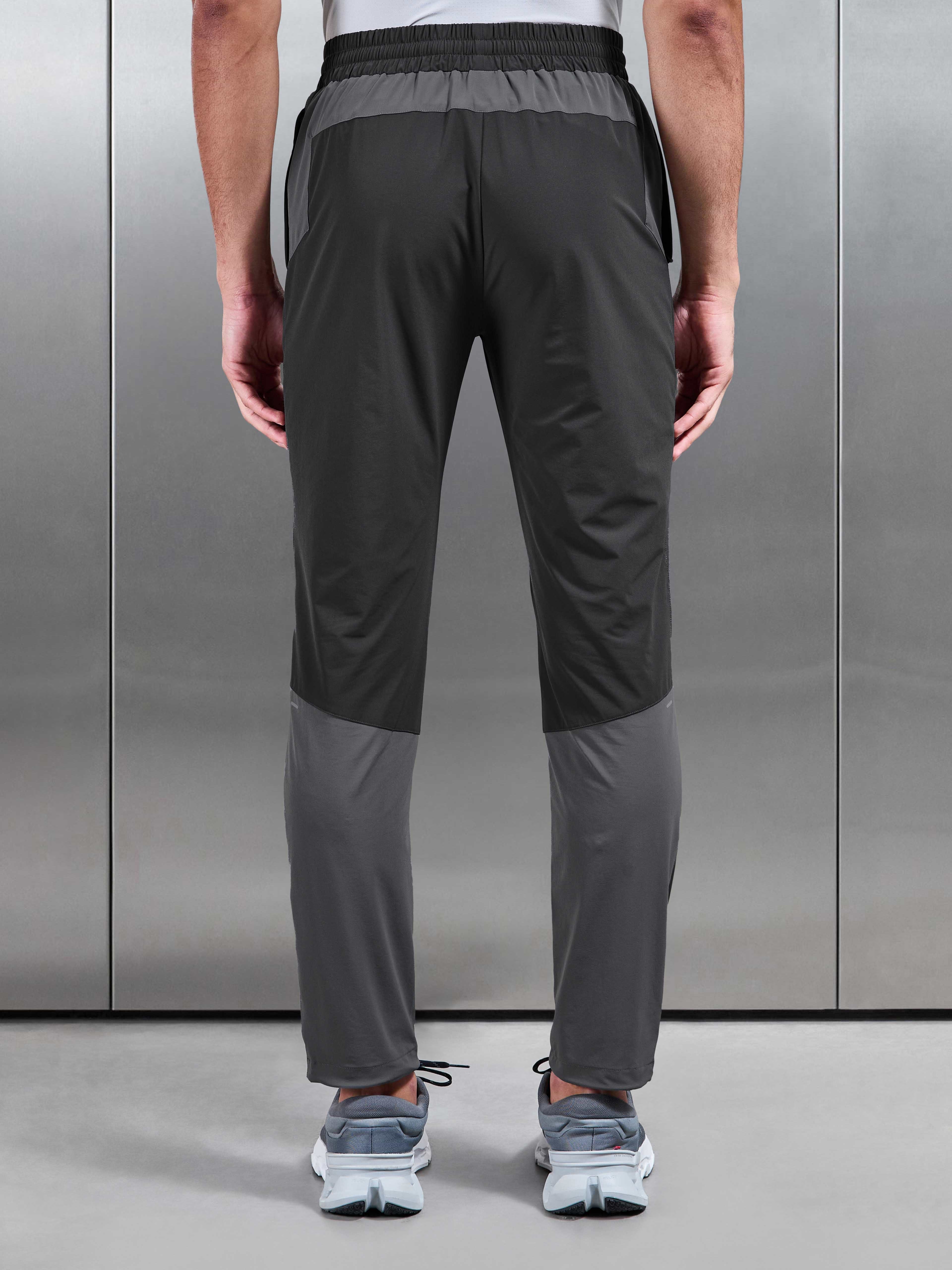 Active Colour Block Trackpant in Grey