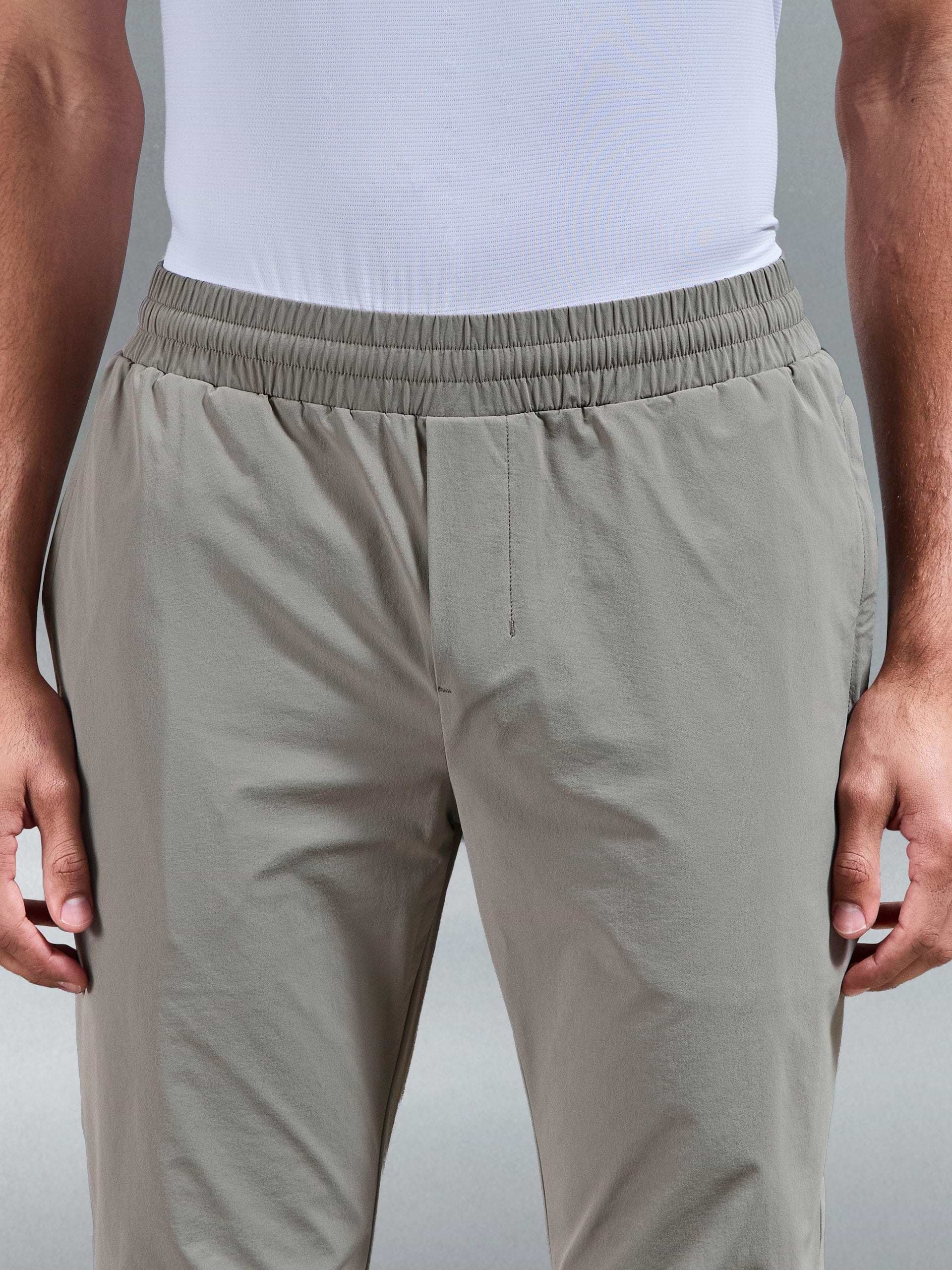 Active Colour Block Trackpant in Taupe