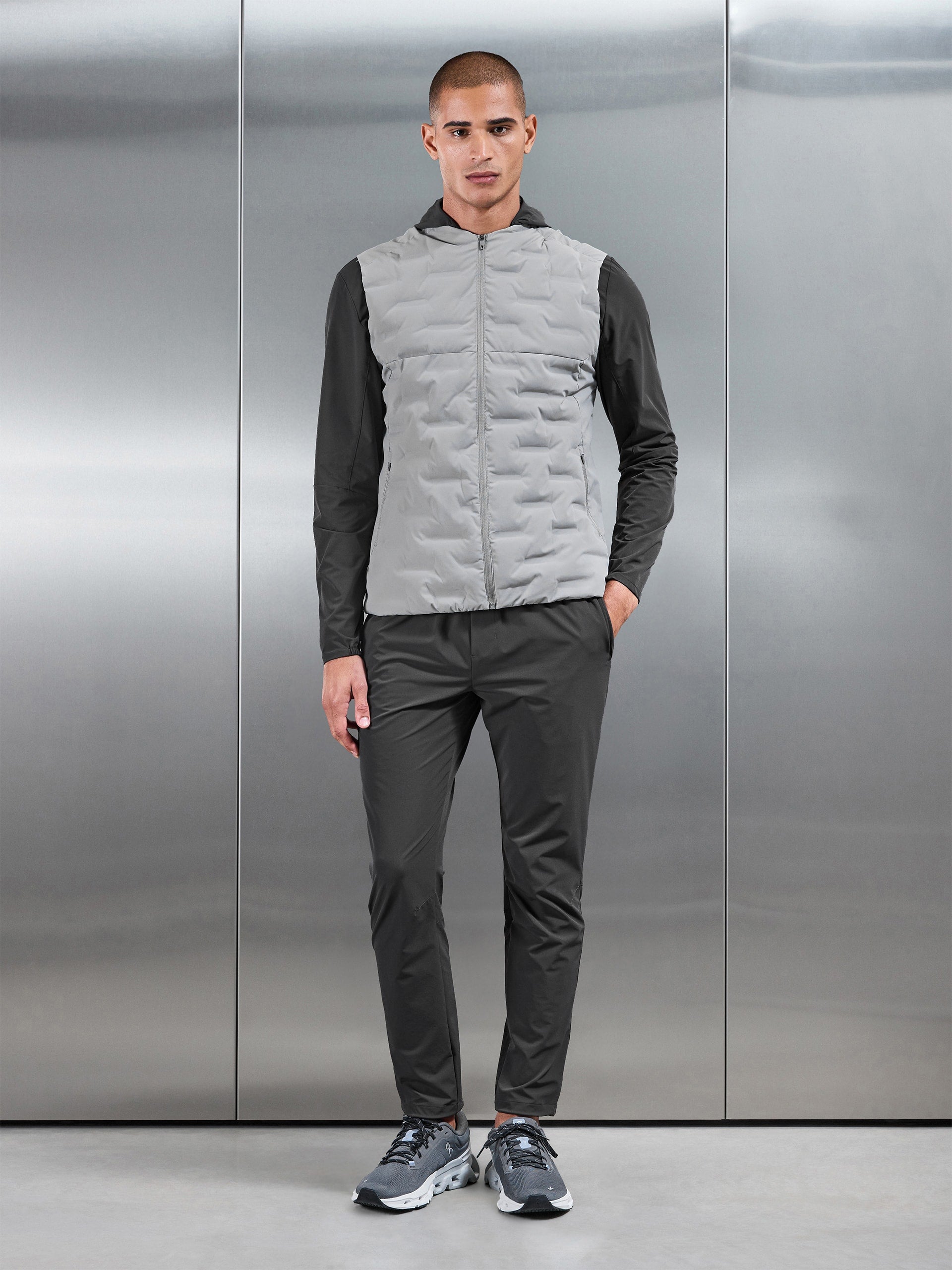 Active Gilet in Mid Grey