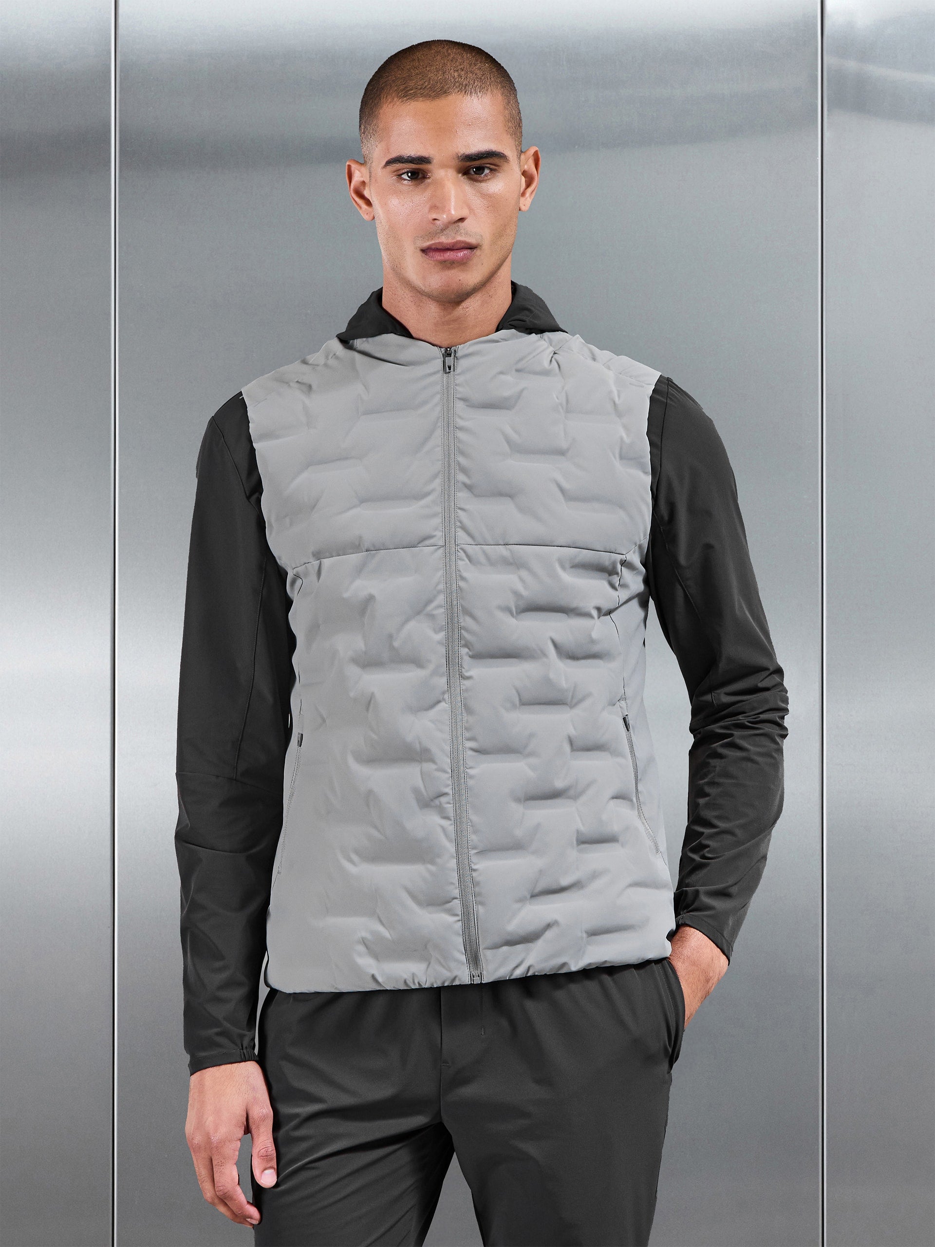 Active Gilet in Mid Grey