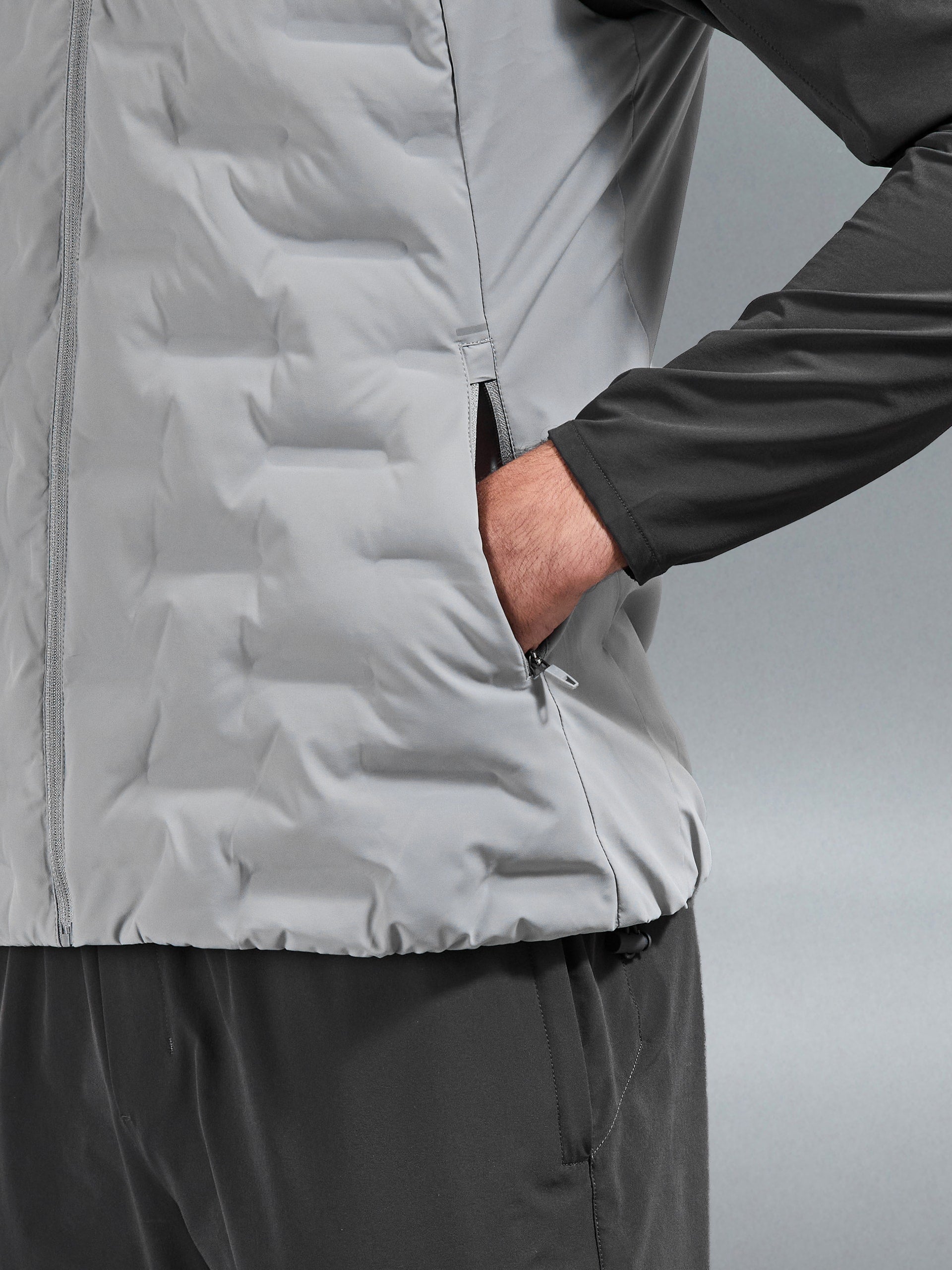 Active Gilet in Mid Grey