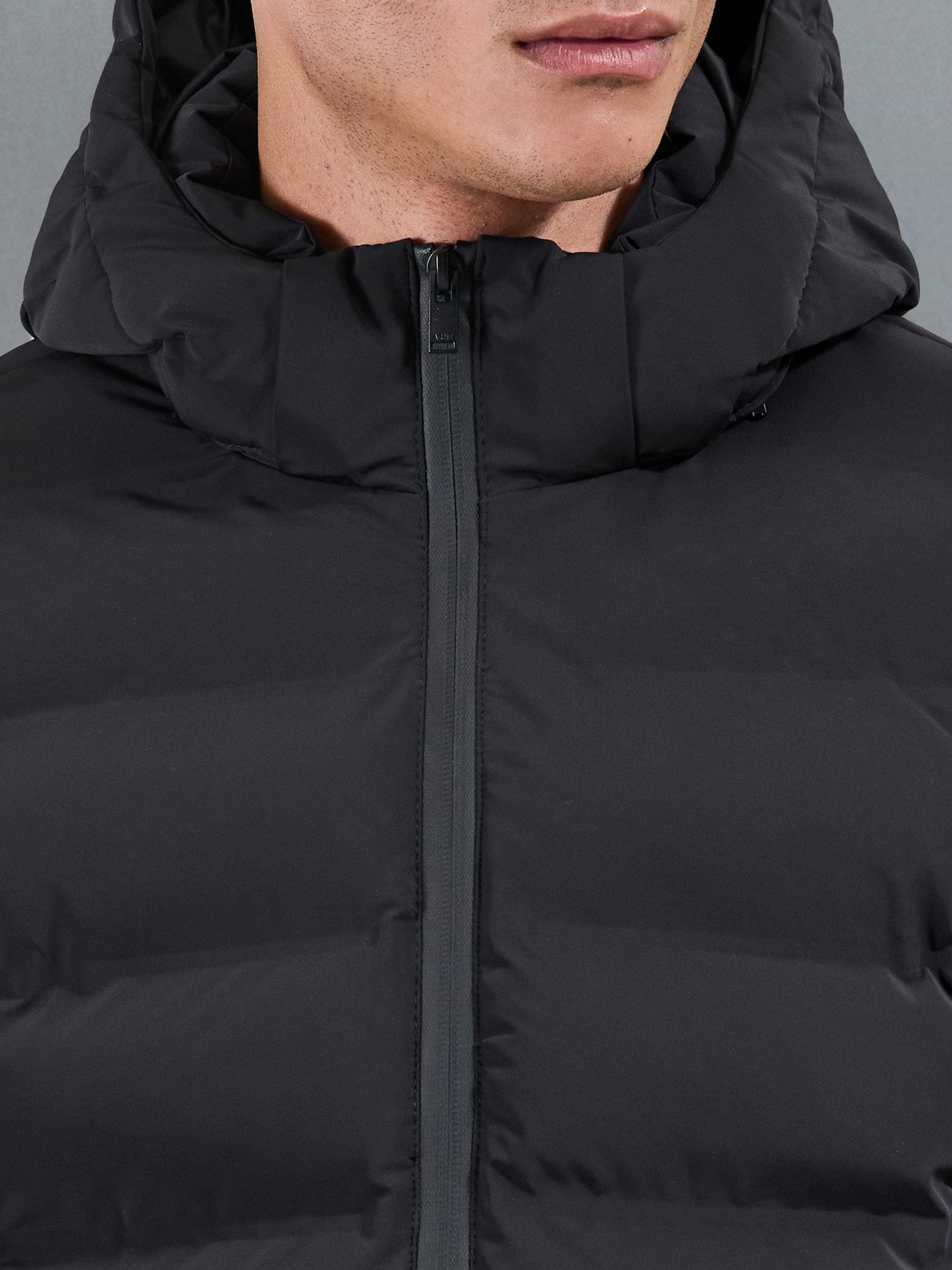 Active Puffer Jacket in Black